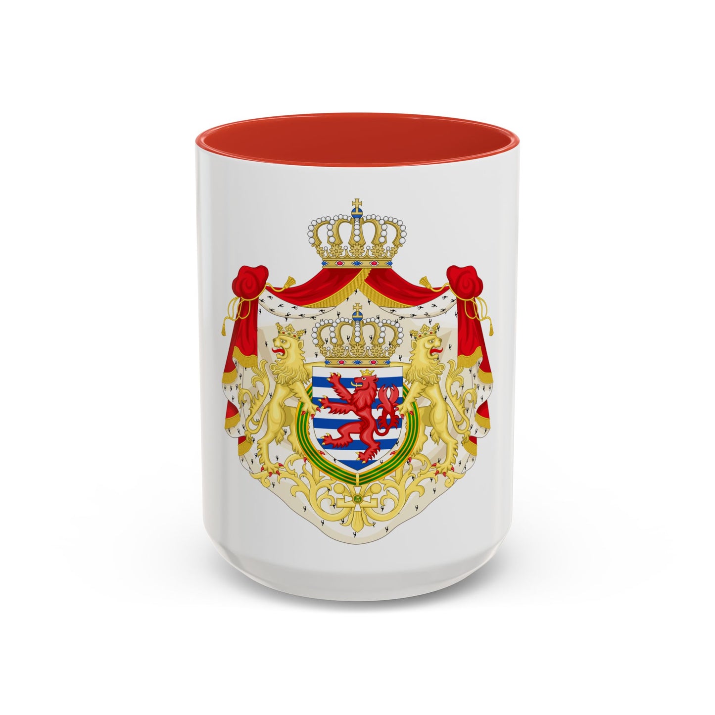 Greater coat of arms of the grand-duchy of Luxembourg 2 - Accent Coffee Mug