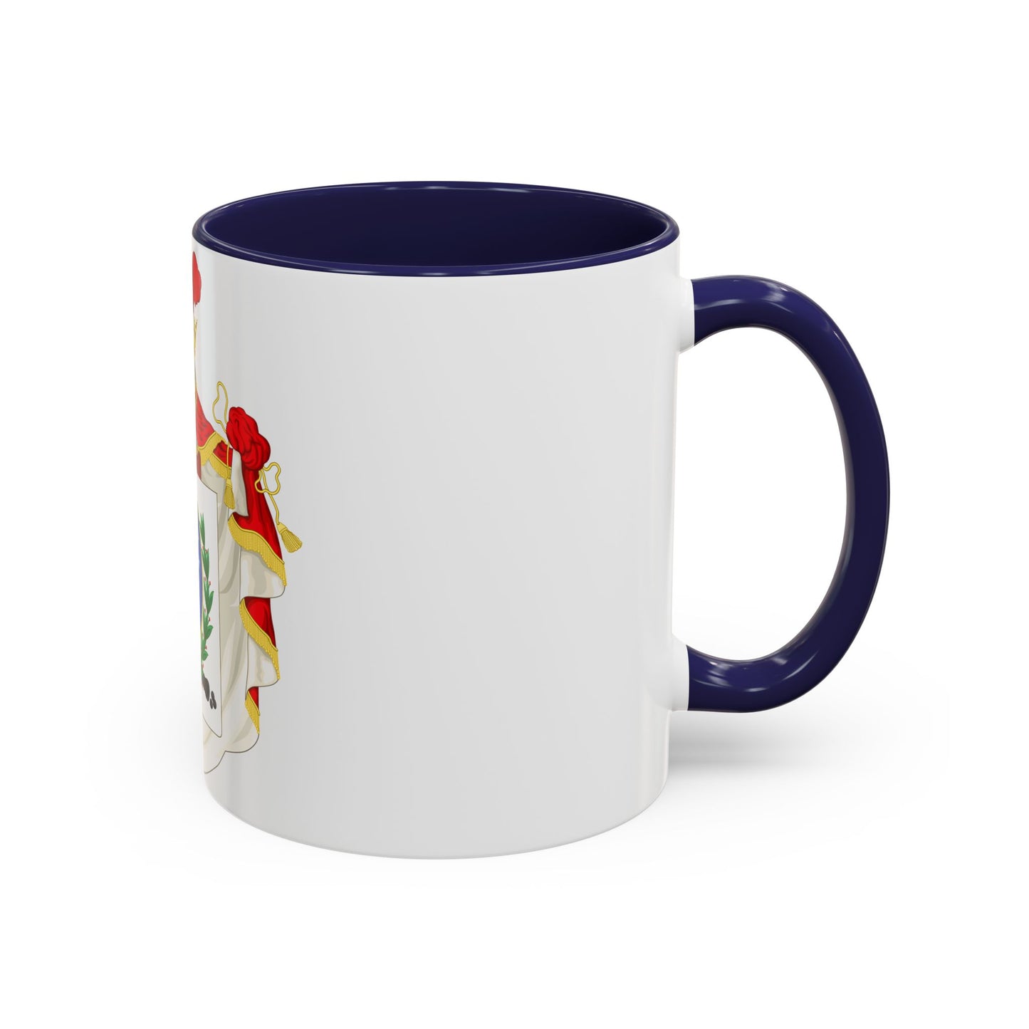 Ornamented Coat of Arms of Chile (1819-1834) Cerro Castillo Version - Accent Coffee Mug