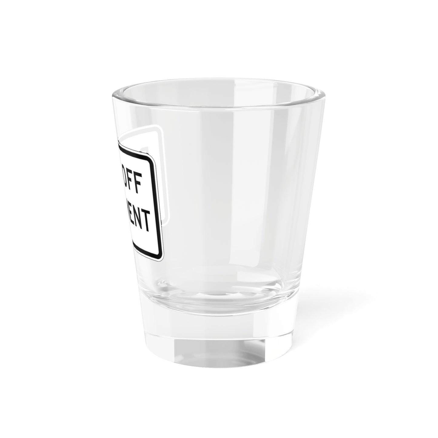 MUTCD-CA R25-1 (California) (Road Sign) Shot Glass 1.5oz