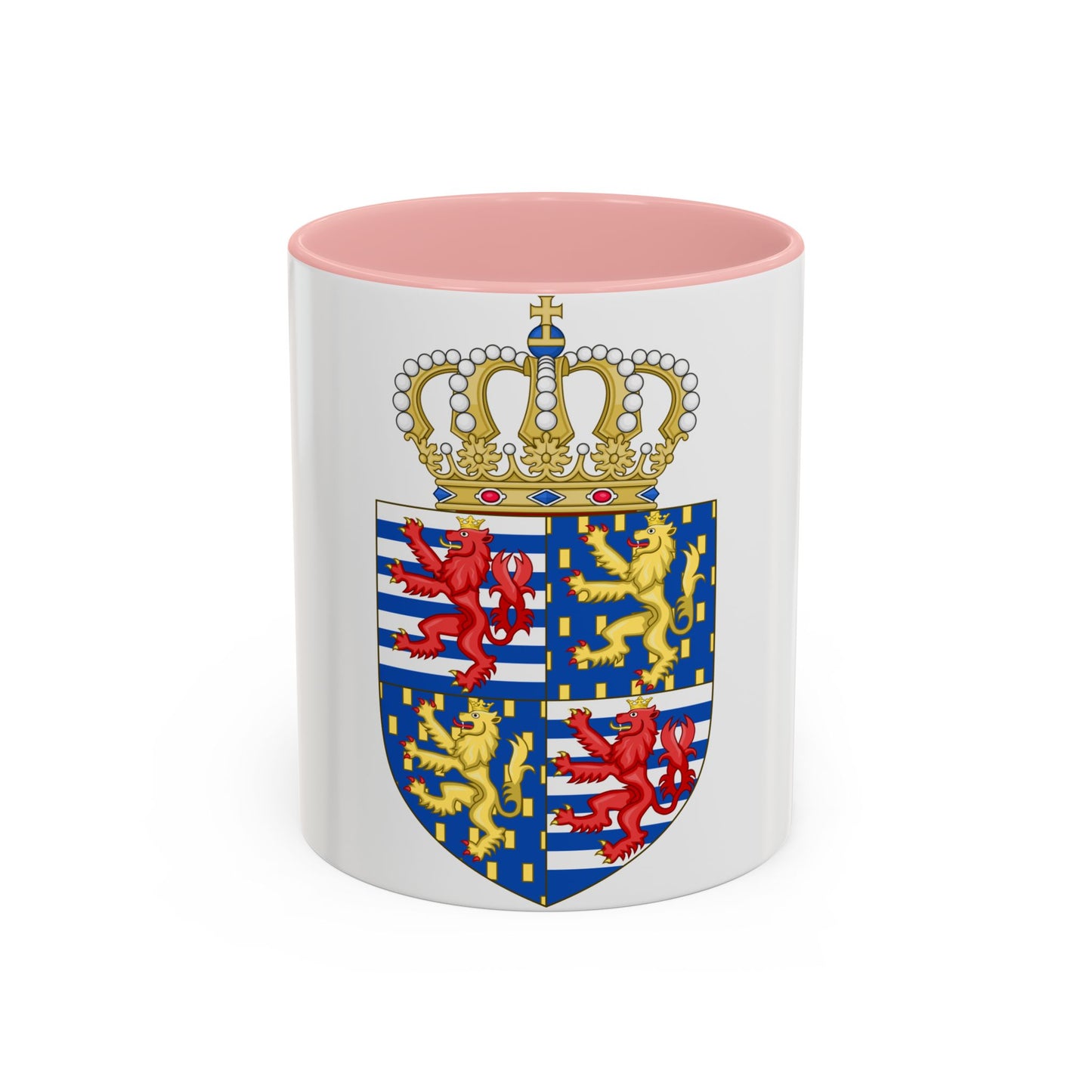 Lesser coat of arms of the Grand Duke of Luxembourg (2000) - Accent Coffee Mug