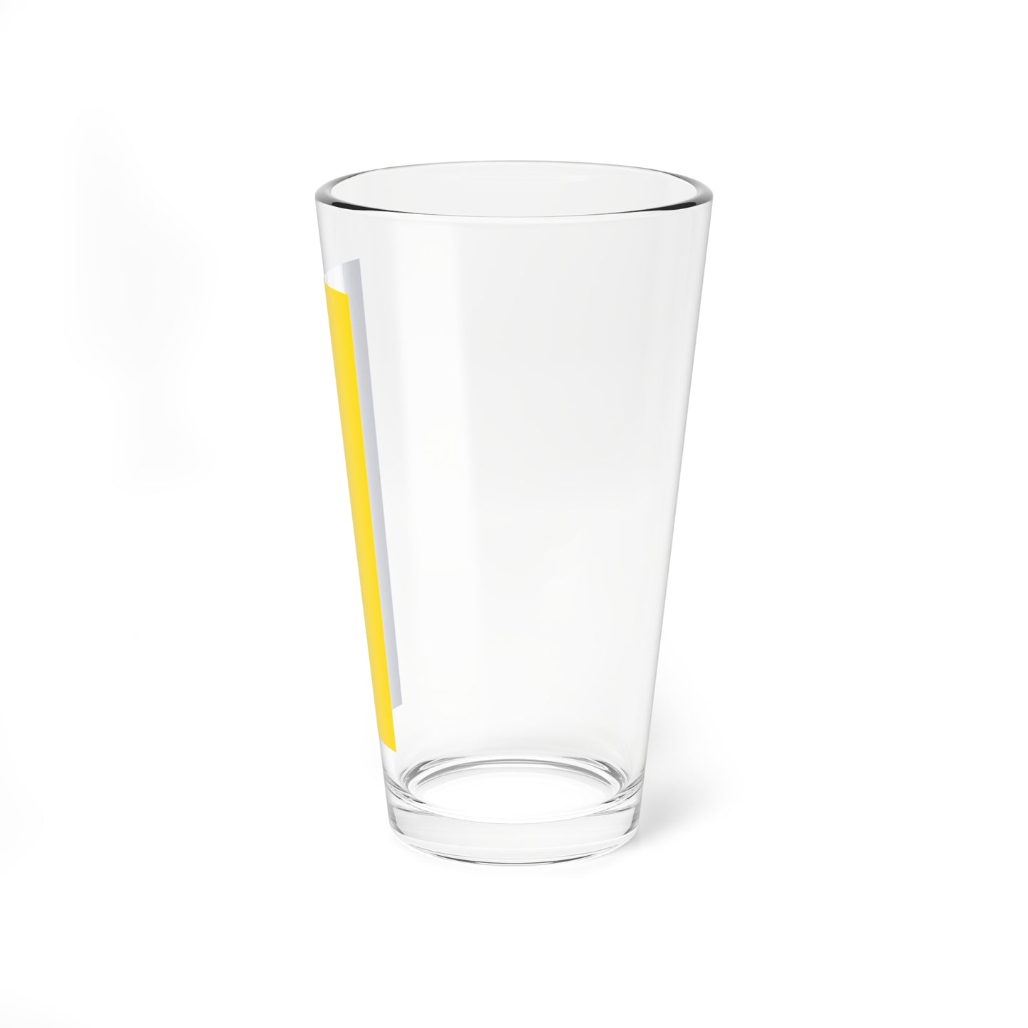 Flag blue yellow 2x5 (Germany) Pint Glass 16oz