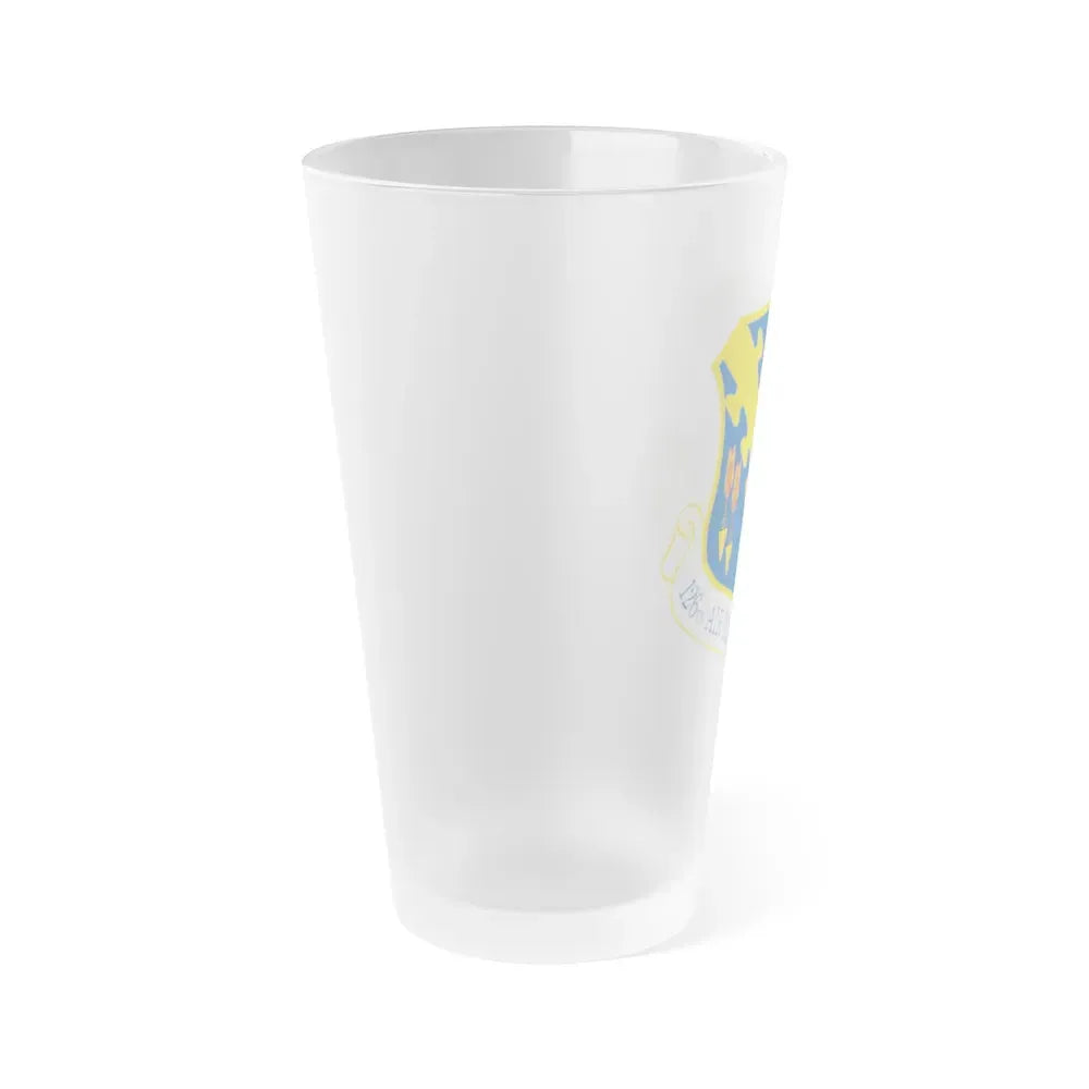 126th Air Refueling Wing (U.S. Air Force) Frosted Pint Glass 16oz - Go Mug Yourself