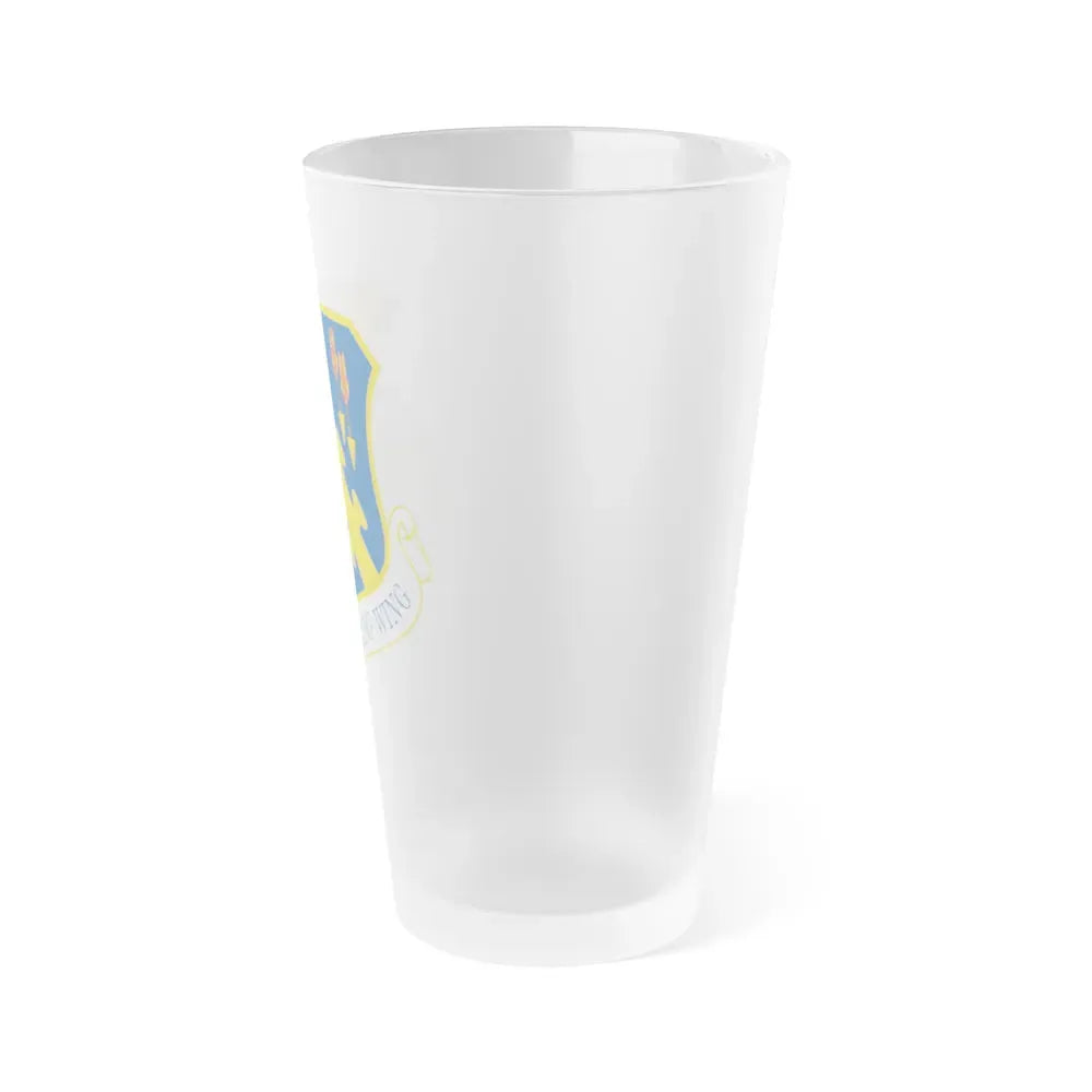 126th Air Refueling Wing (U.S. Air Force) Frosted Pint Glass 16oz - Go Mug Yourself