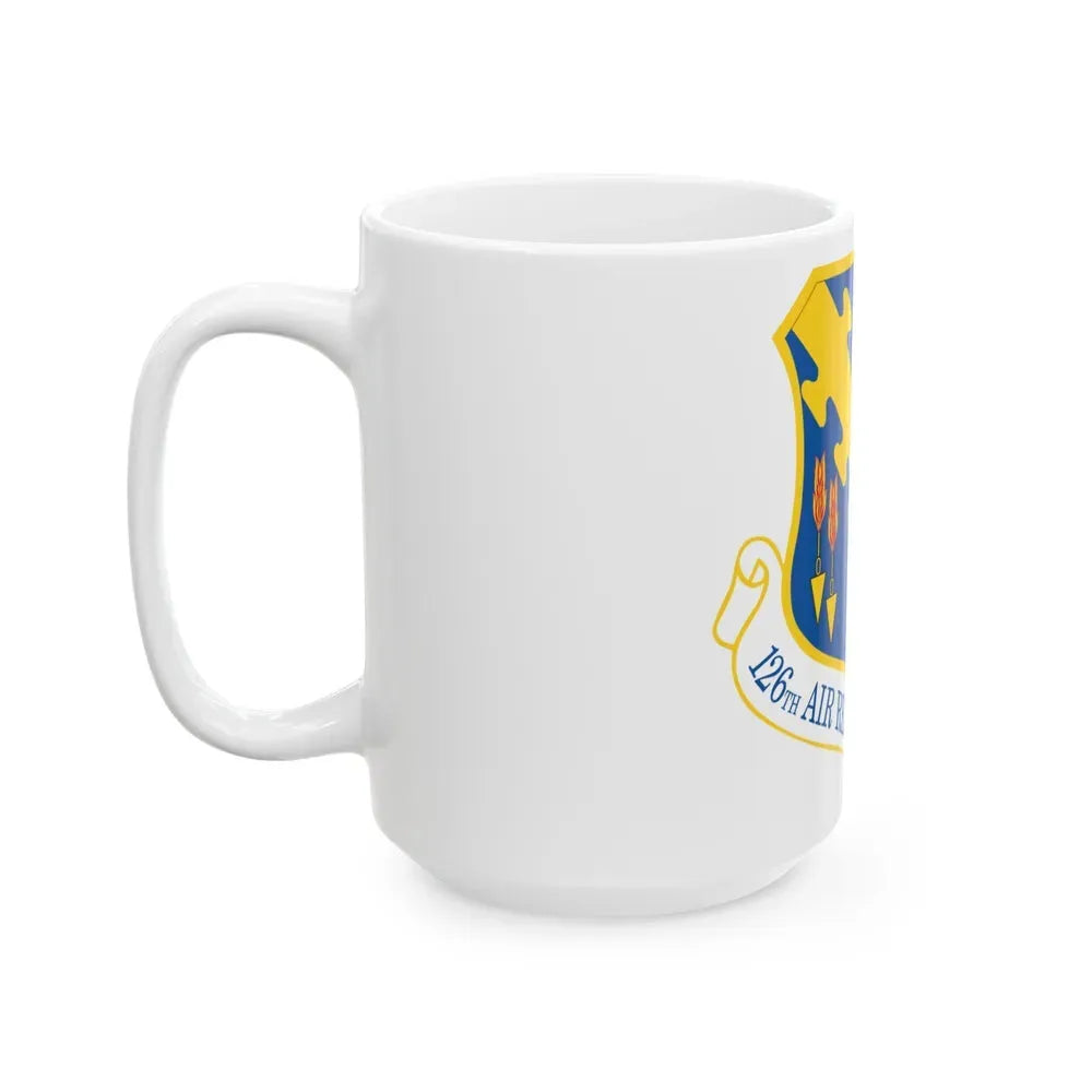 126th Air Refueling Wing (U.S. Air Force) White Coffee Mug - Go Mug Yourself