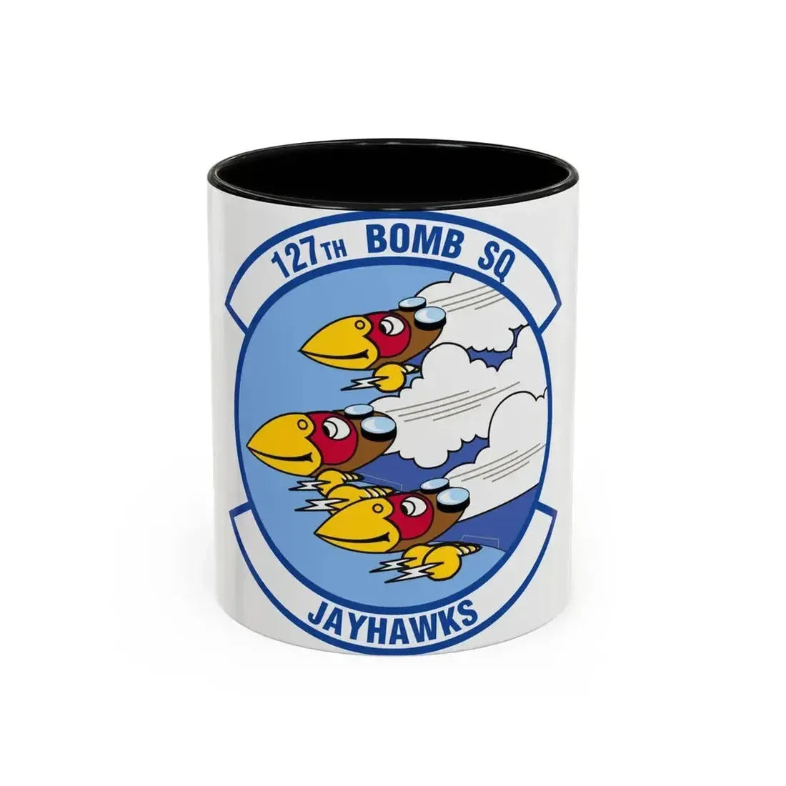 127 Bomber Squadron (U.S. Air Force) Accent Coffee Mug 11oz Black - Go Mug Yourself
