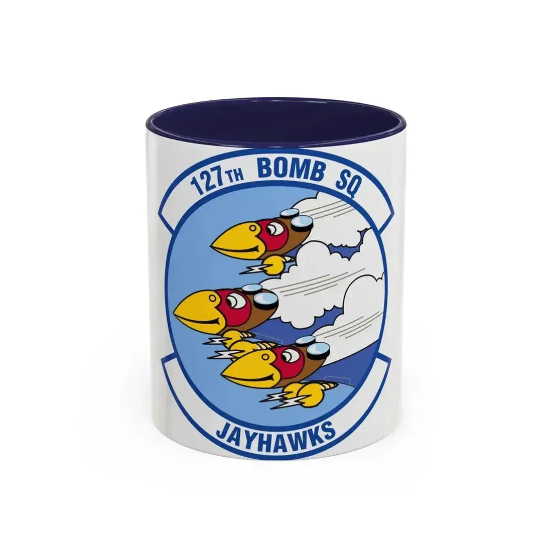 127 Bomber Squadron (U.S. Air Force) Accent Coffee Mug 11oz Navy - Go Mug Yourself