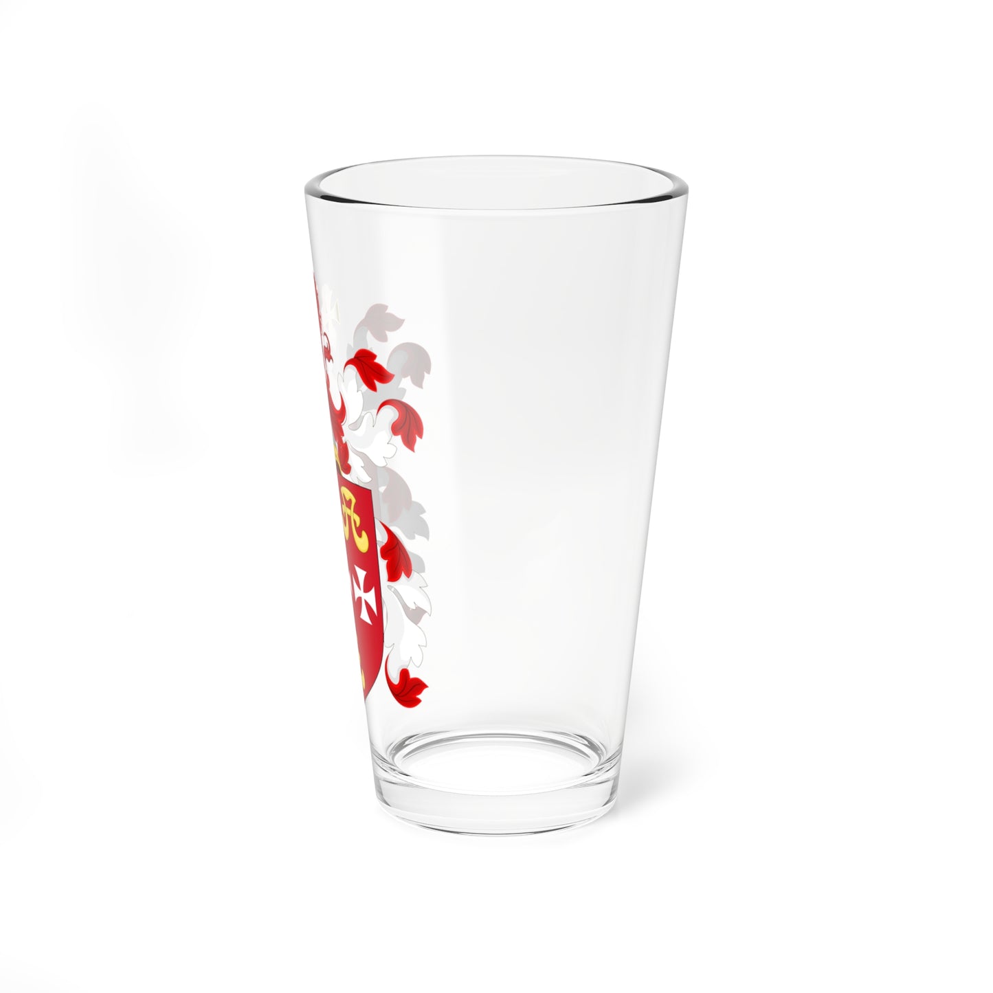 Coat of Arms of William Chesebrough (United States) (Coat of Arms) Pint Glass 16oz