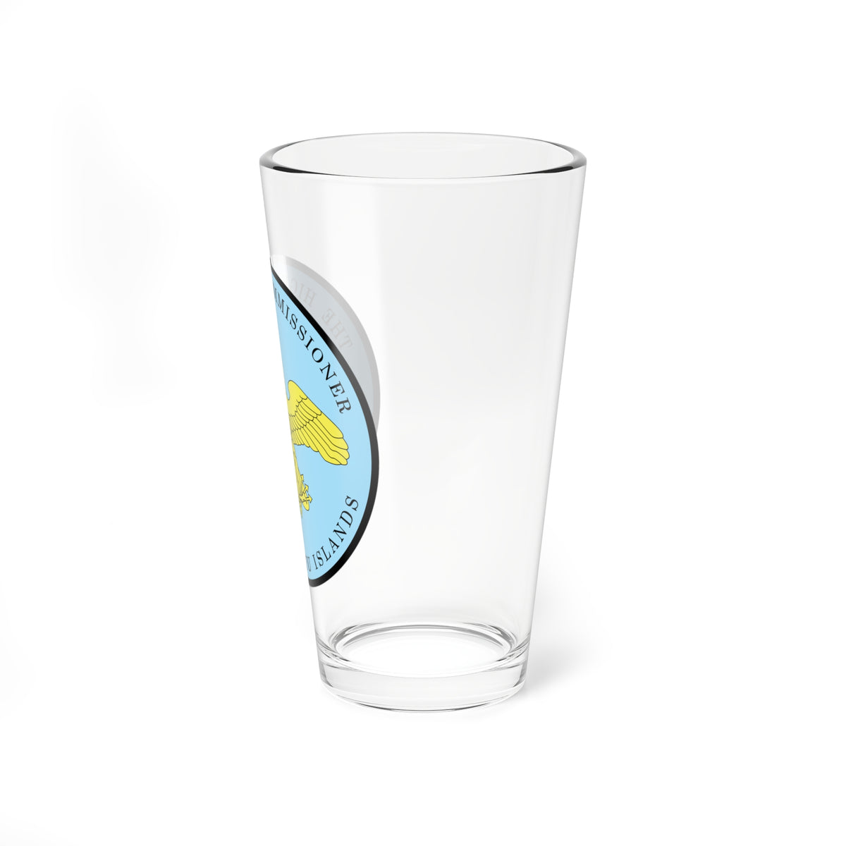 Seal of High Commissioner of the Ryukyu Islands (Japan) (Coat of Arms) Pint Glass 16oz