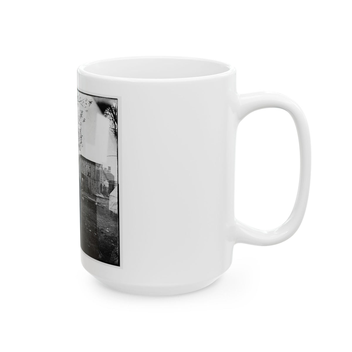 Fredericksburg, Va. Nurses And Officers Of The U.S. Sanitary Commission (U.S. Civil War) White Coffee Mug