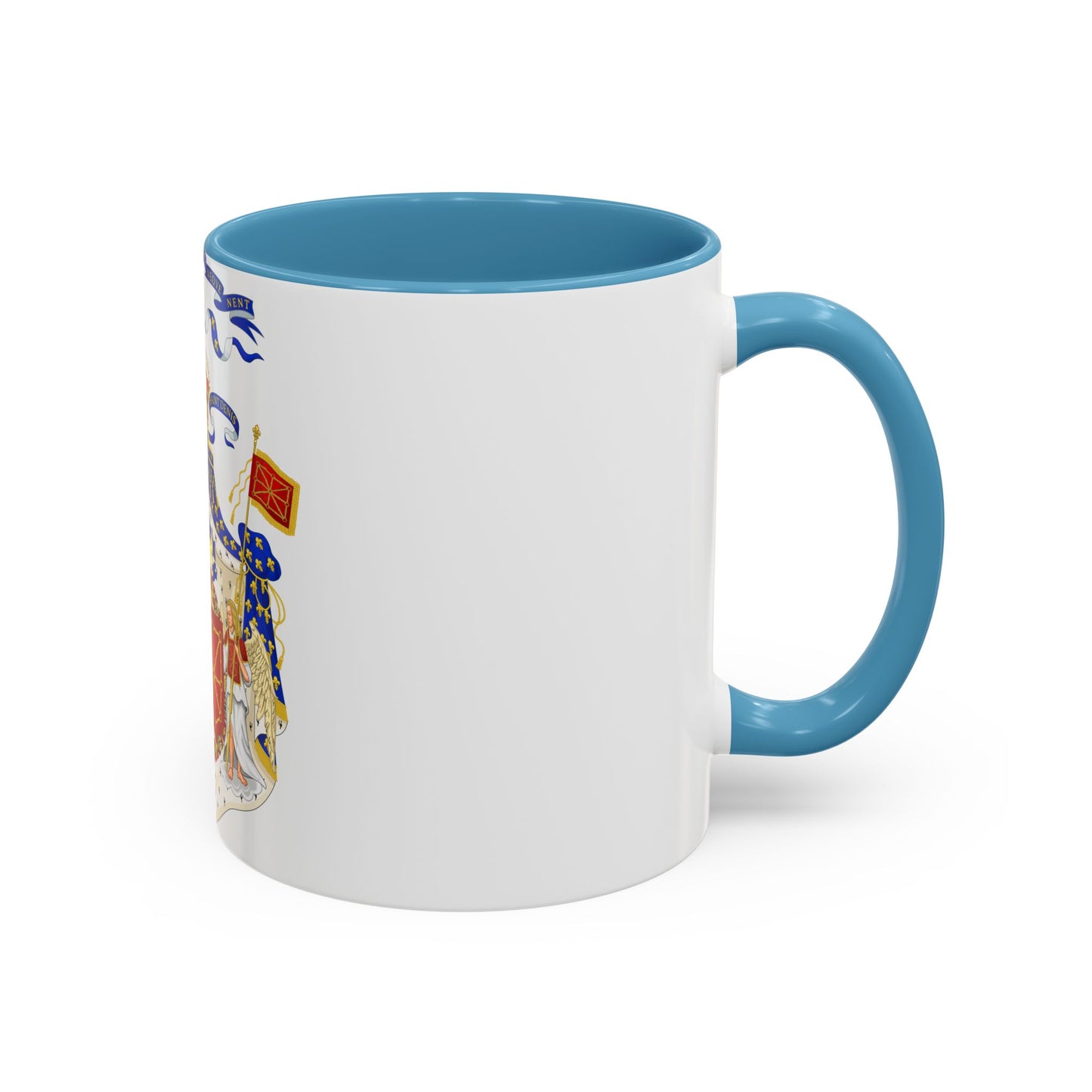 Grand Royal Coat of Arms of France & Navarre - Accent Coffee Mug