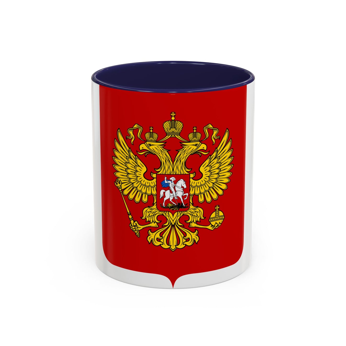 Coat of Arms of the Russian Federation - Accent Coffee Mug