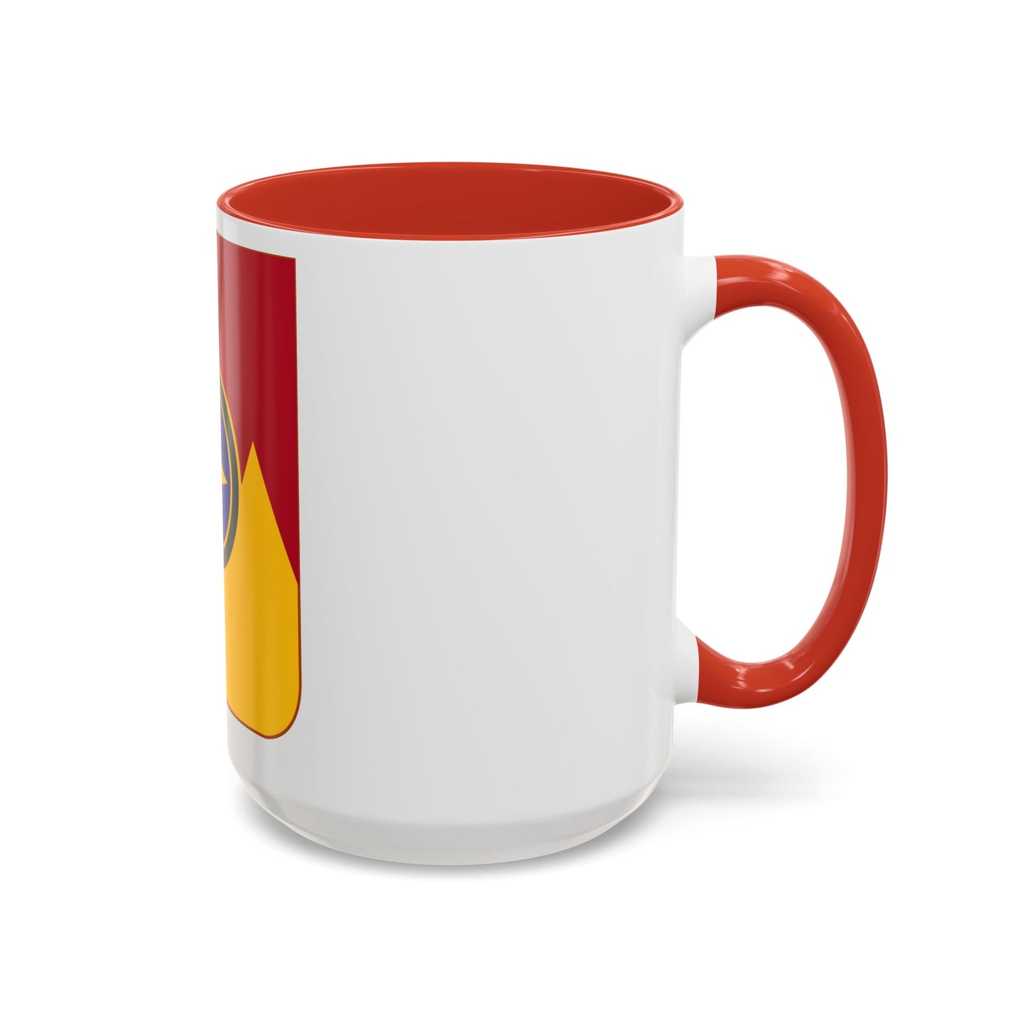 607th Armored Field Artillery Battalion v2 (U.S. Army) Accent Coffee Mug