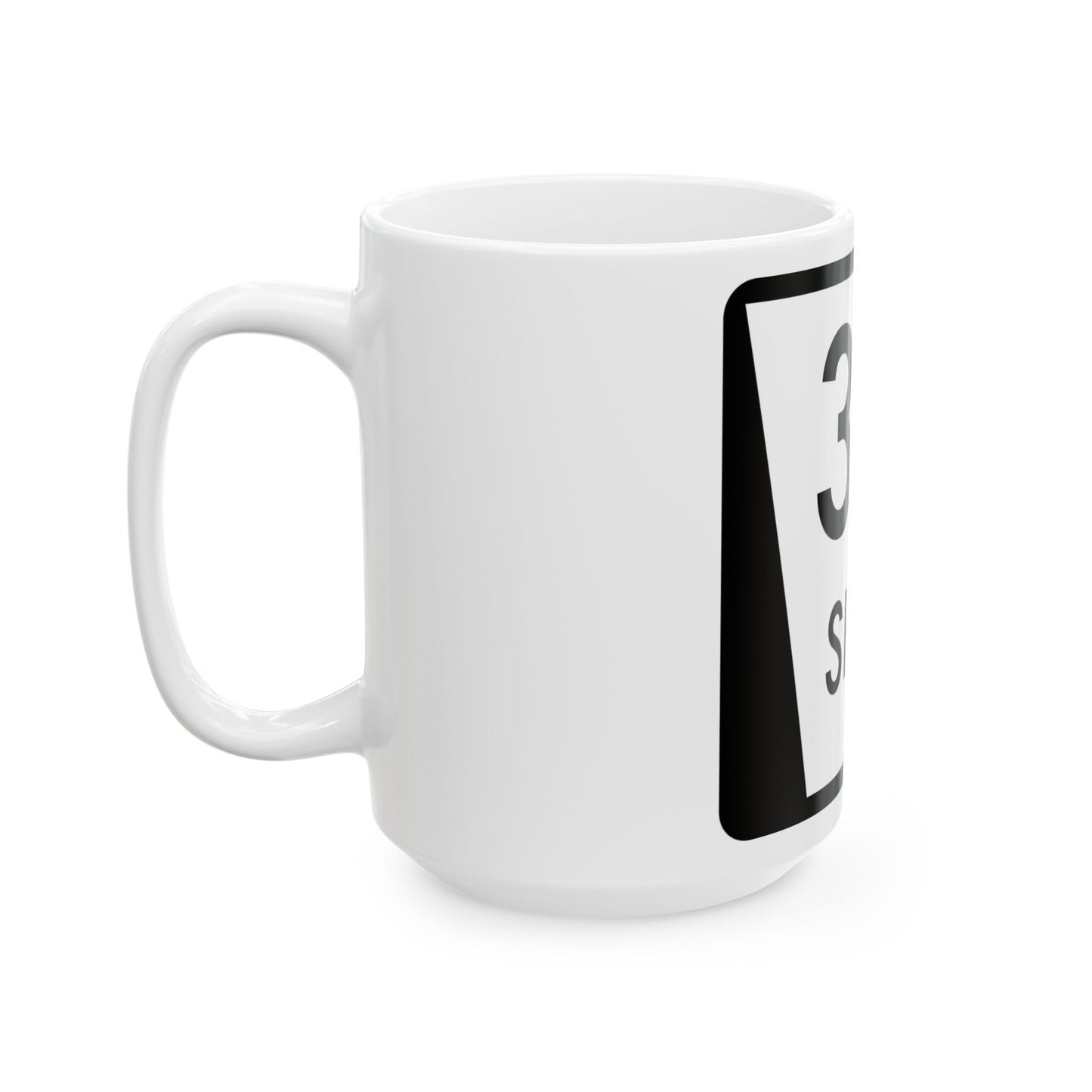 N SPUR 31C (Nebraska) (Road Sign) White Coffee Mug