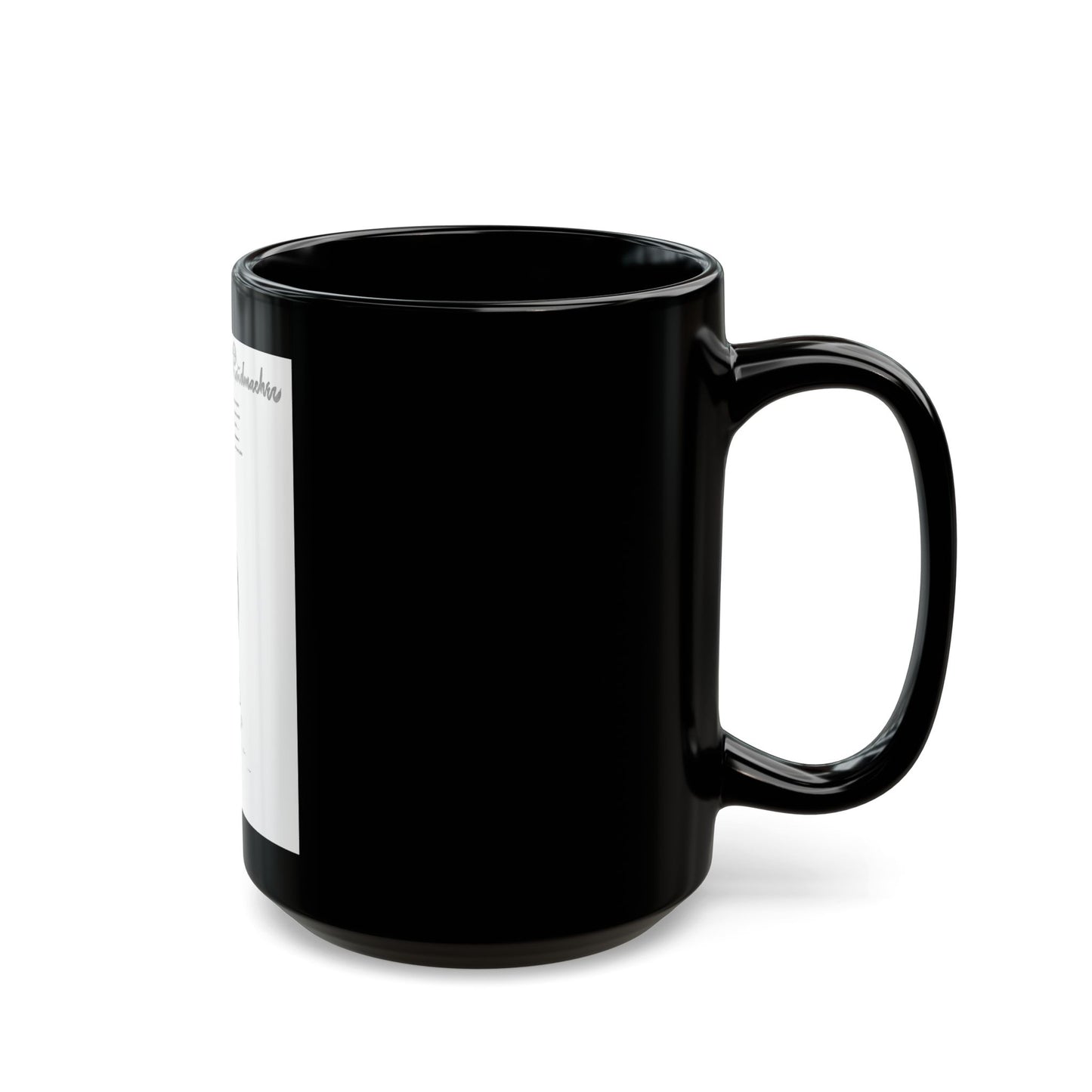 Handmachers fashion illustration (3), 1948 - Black Coffee Mug