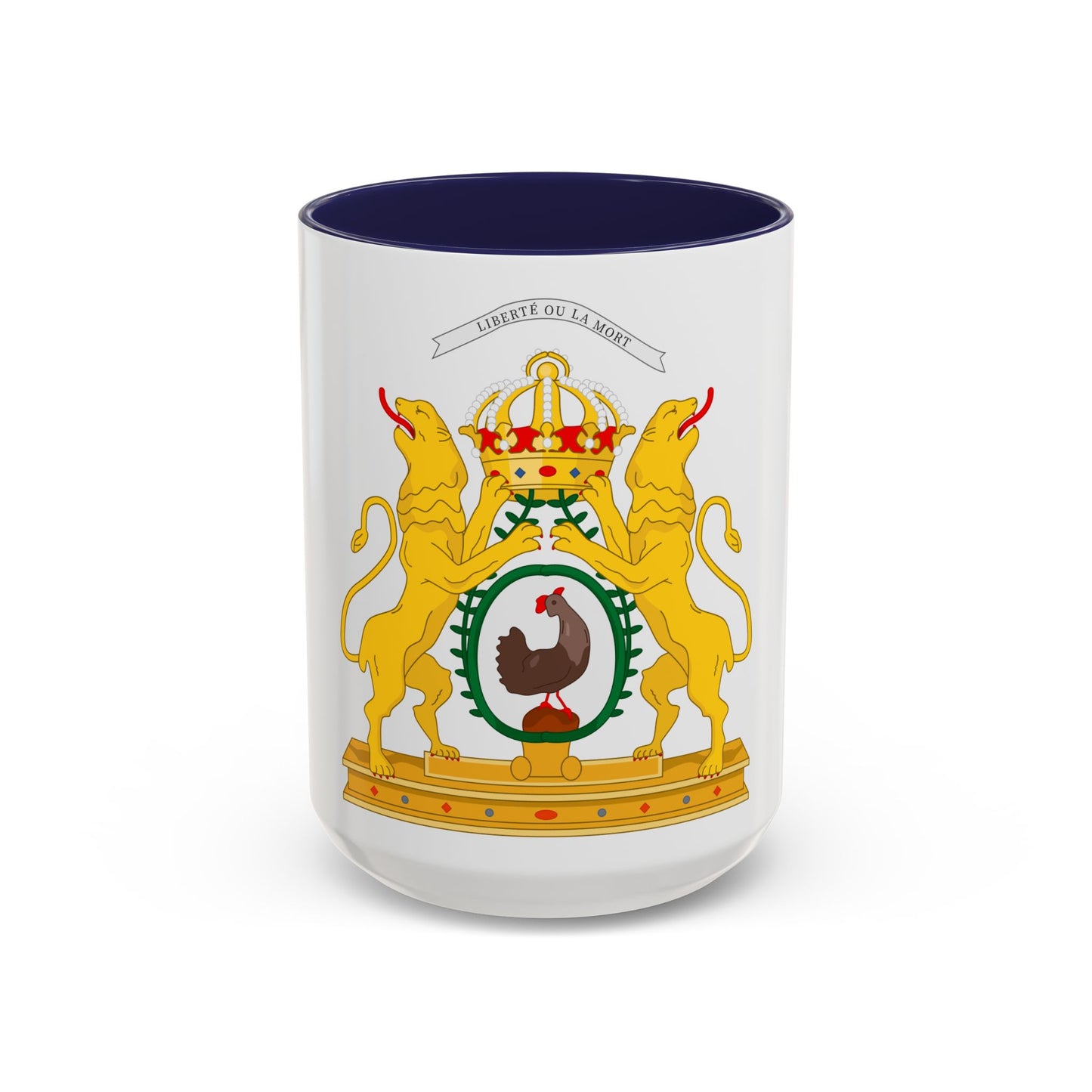 Coat of arms of the First Empire of Haiti - Accent Coffee Mug