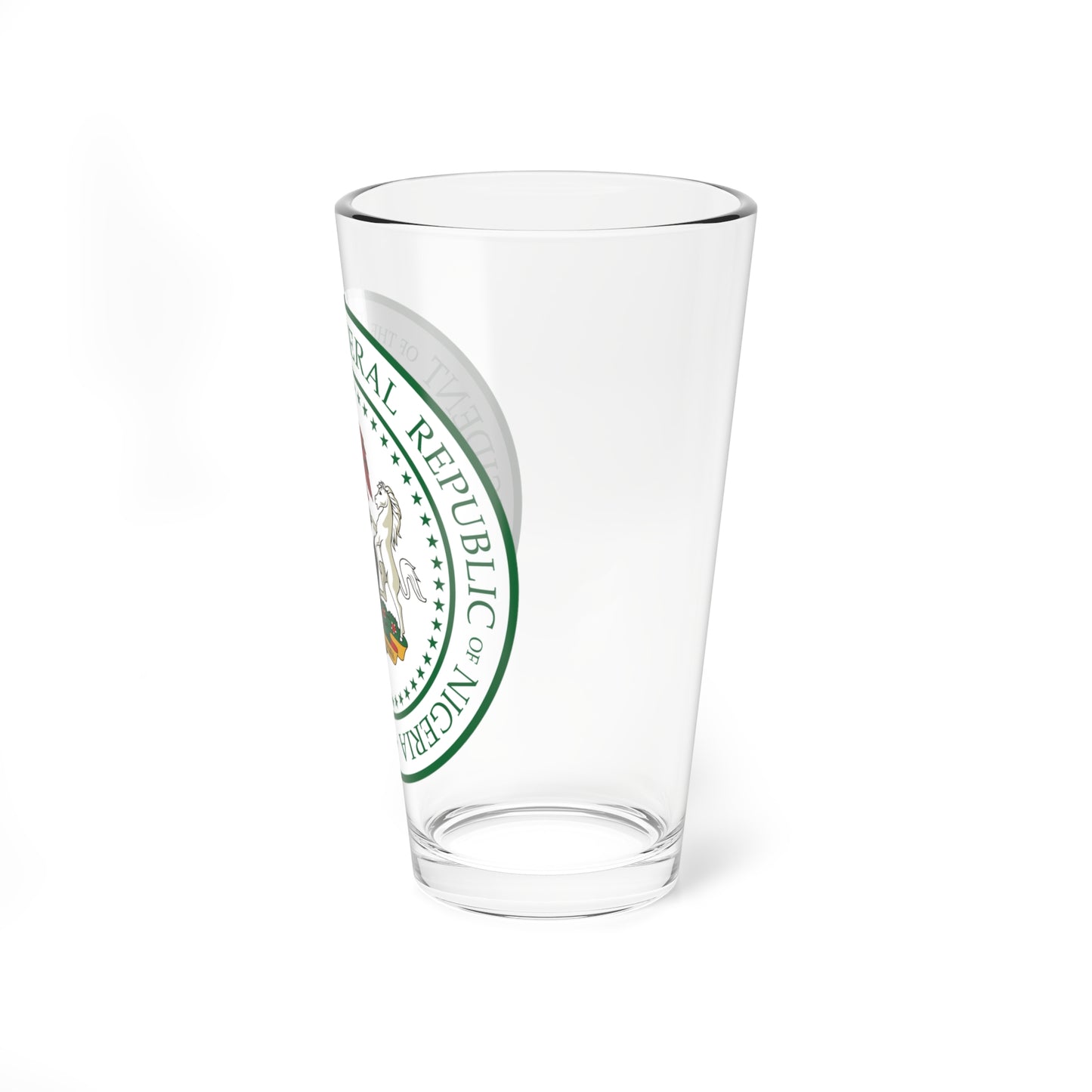 Seal of the President of Nigeria (Niger) (Coat of Arms) Pint Glass 16oz