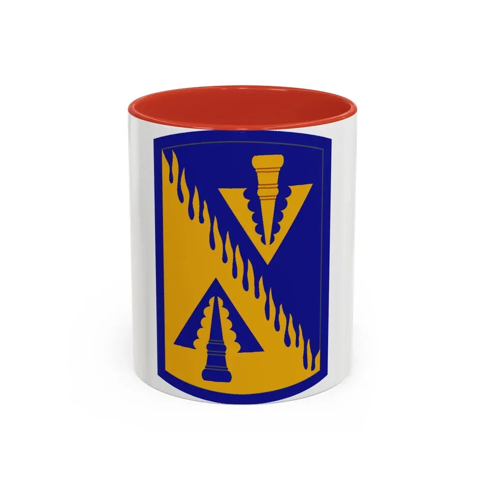 128 Aviation Brigade (U.S. Army) Accent Coffee Mug 11oz Red - Go Mug Yourself