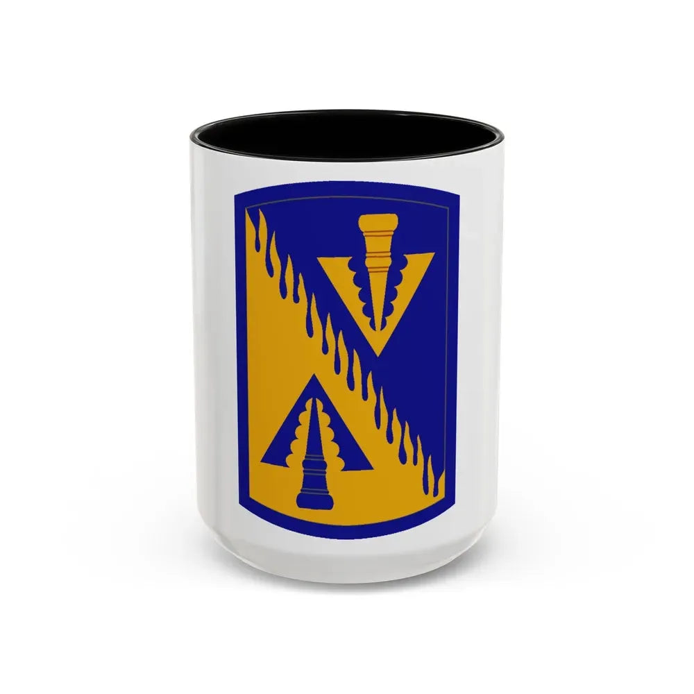 128 Aviation Brigade (U.S. Army) Accent Coffee Mug 15oz Black - Go Mug Yourself
