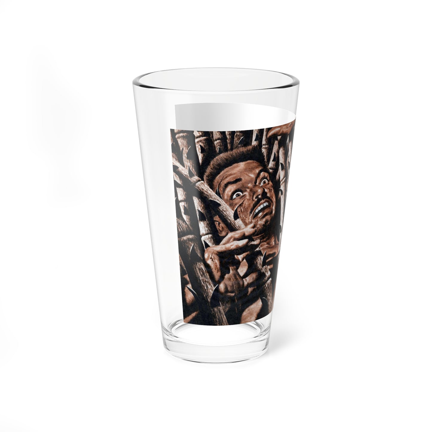 Our Struggle with the Man-Killing Bamboo, Fury, December 1957 (Magazine Illustration) Pint Glass 16oz