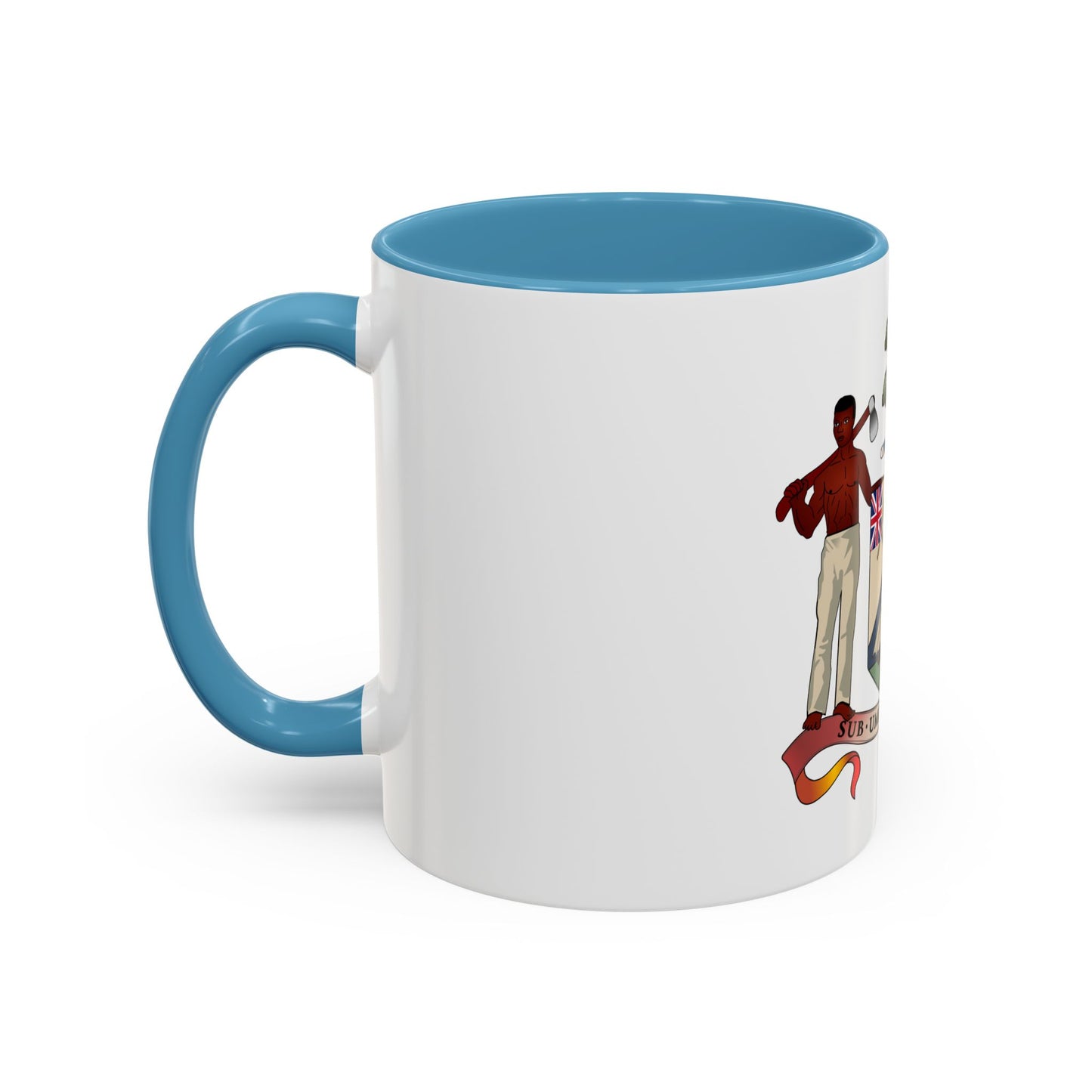 Coat of arms of British Honduras (1907-1967) - Accent Coffee Mug