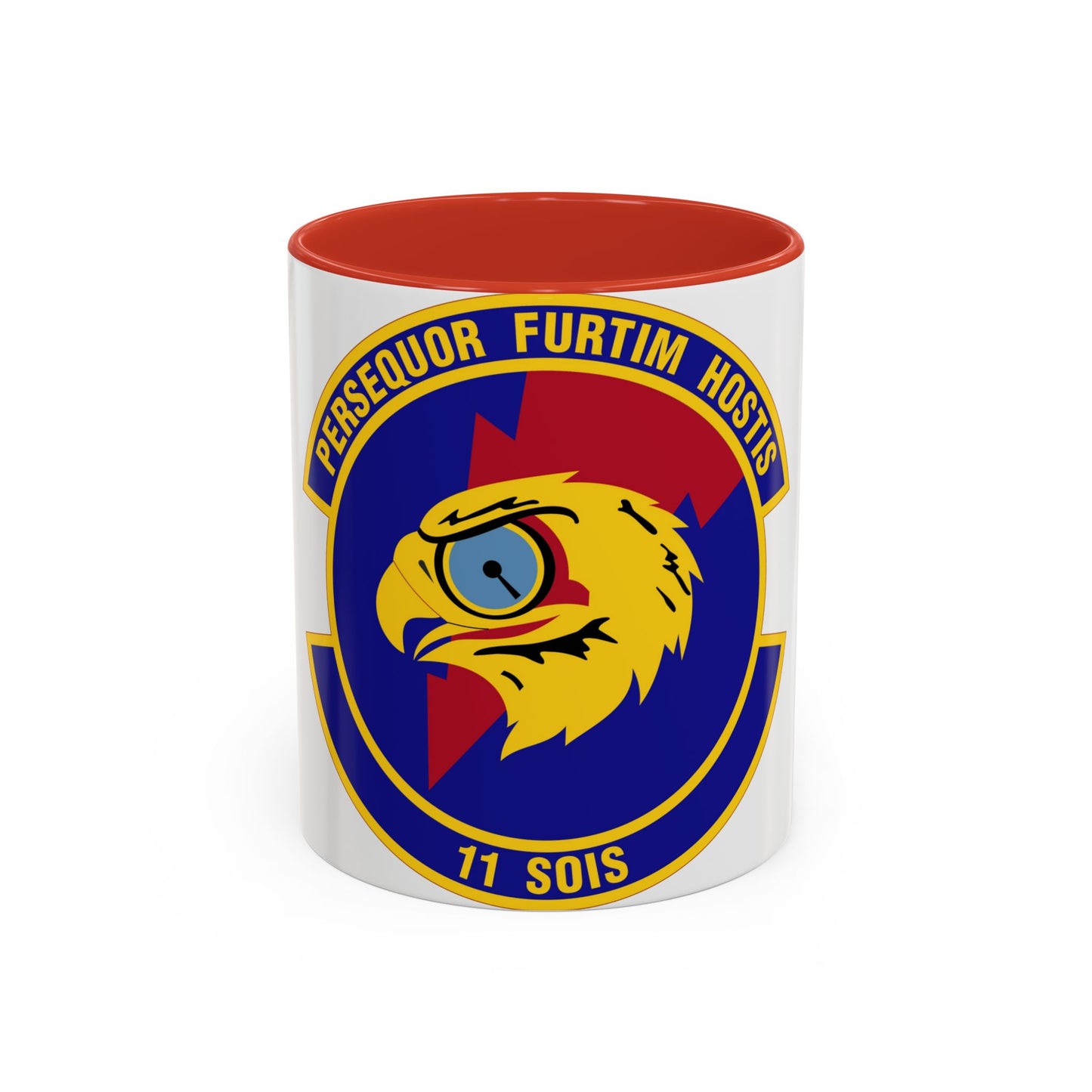 11 Special Operations Intelligence Squadron AFSOC (U.S. Air Force) Accent Coffee Mug