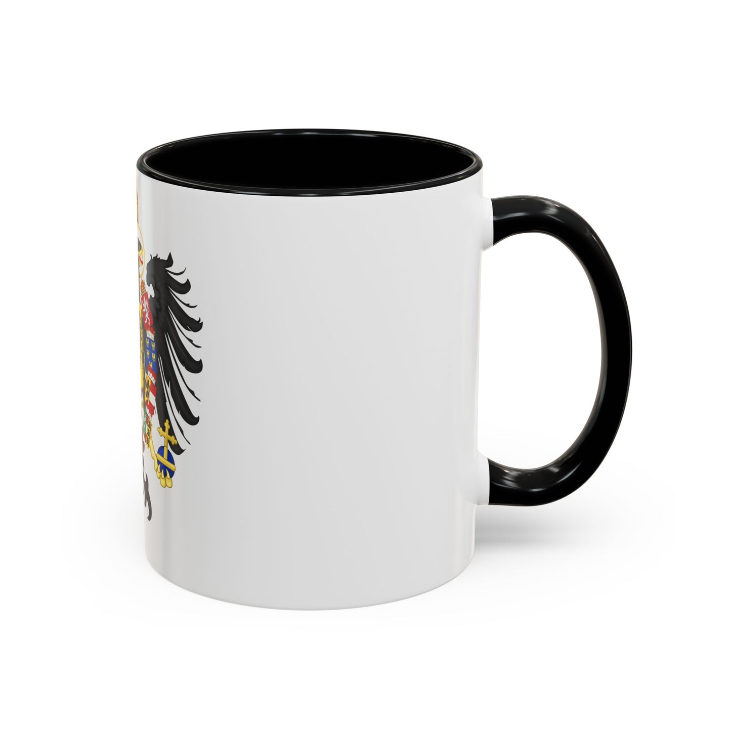 Middle Coat of Arms of Francis II, Holy Roman Emperor (1804-1806) - Accent Coffee Mug