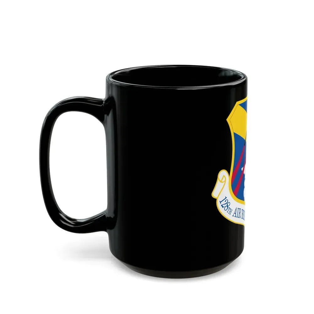 128th Air Refueling Wing (U.S. Air Force) Black Coffee Mug - Go Mug Yourself
