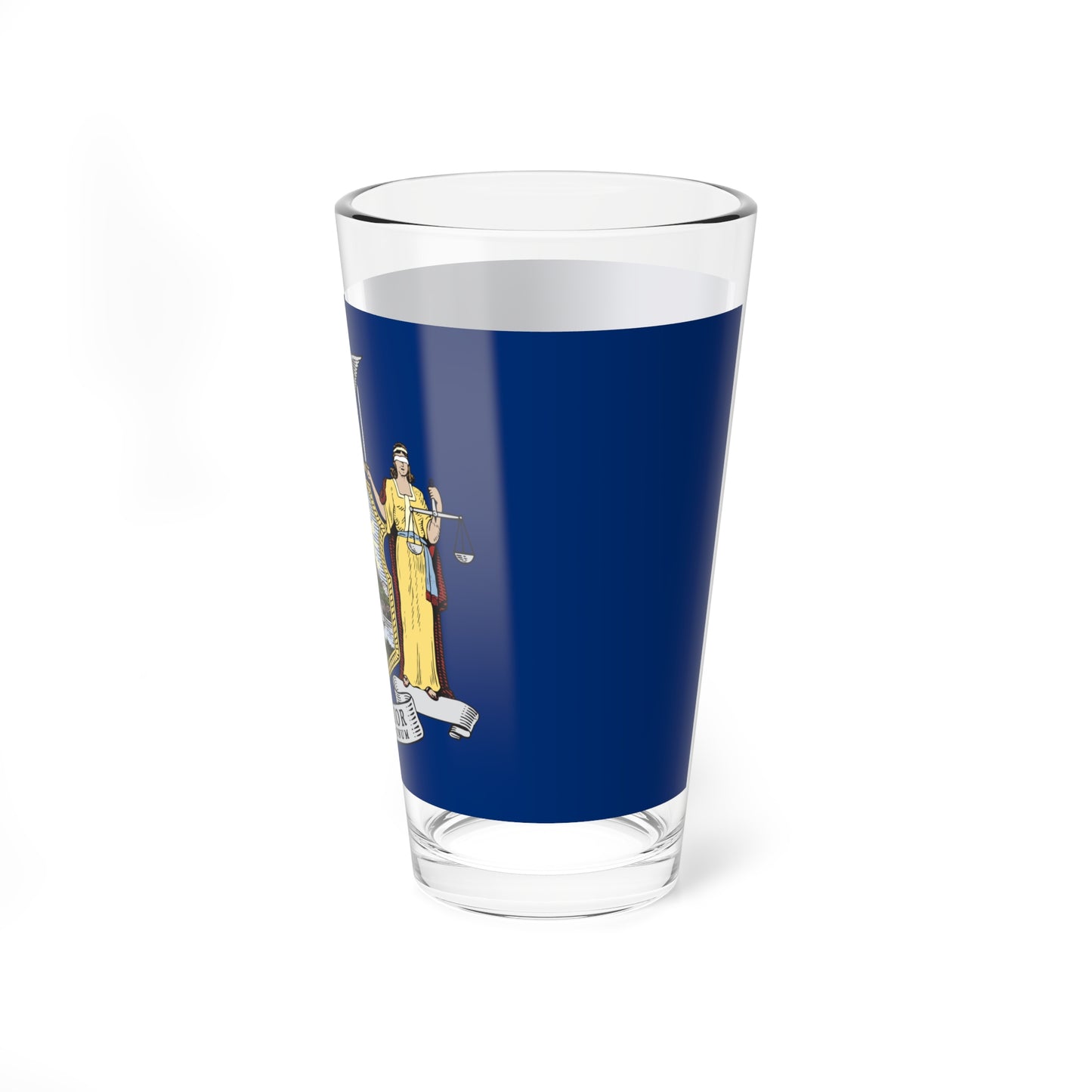 Flag of New York alternative (United States) Pint Glass 16oz