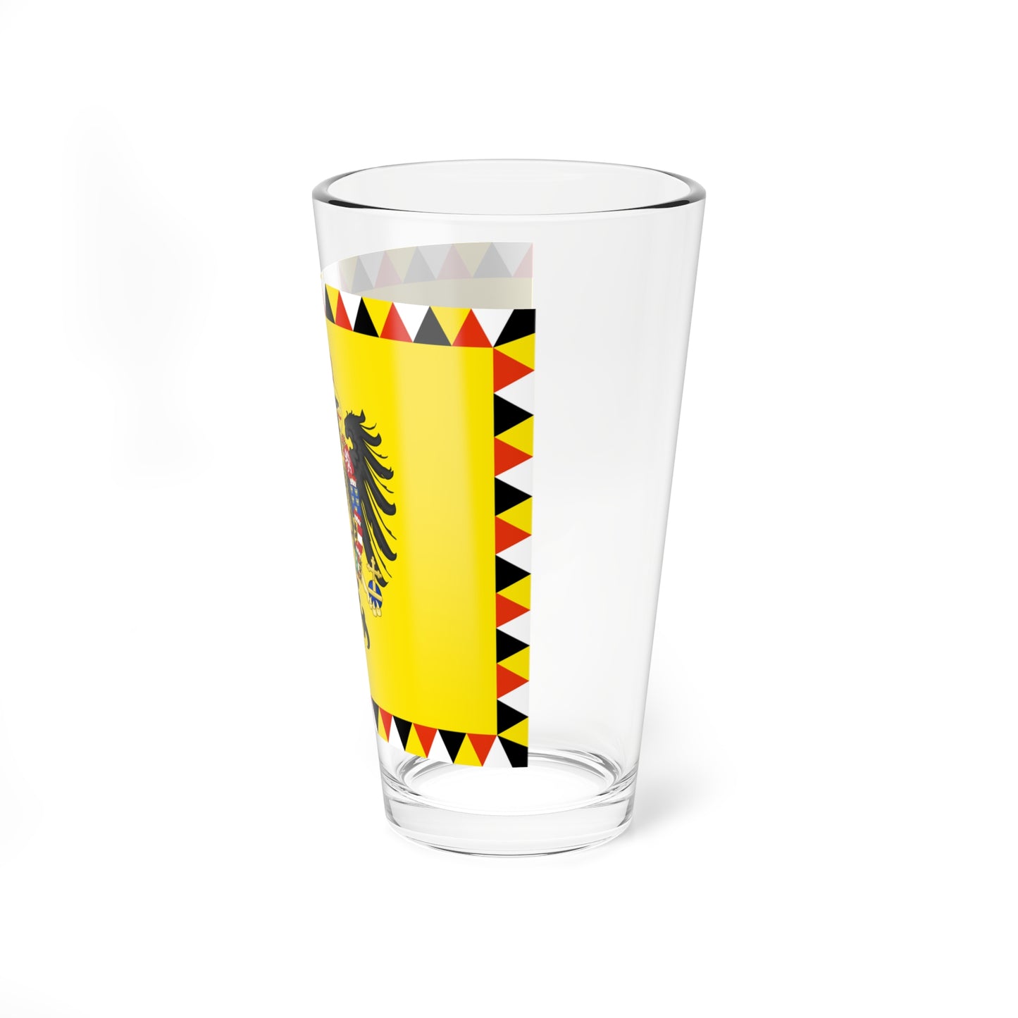War flag of the Habsburg Empire variant (Austria) Pint Glass 16oz