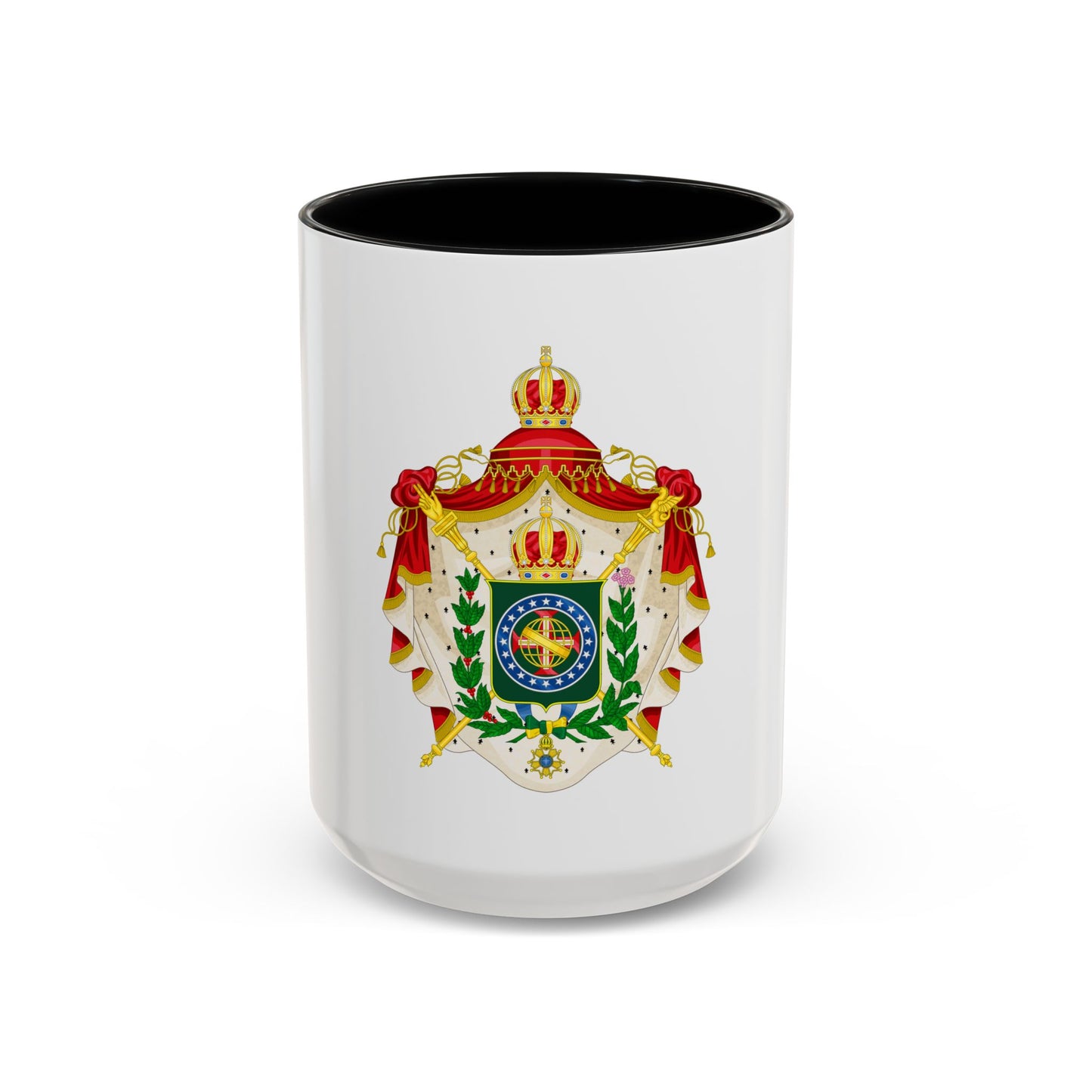 Coat of arms of the Empire of Brazil - Accent Coffee Mug