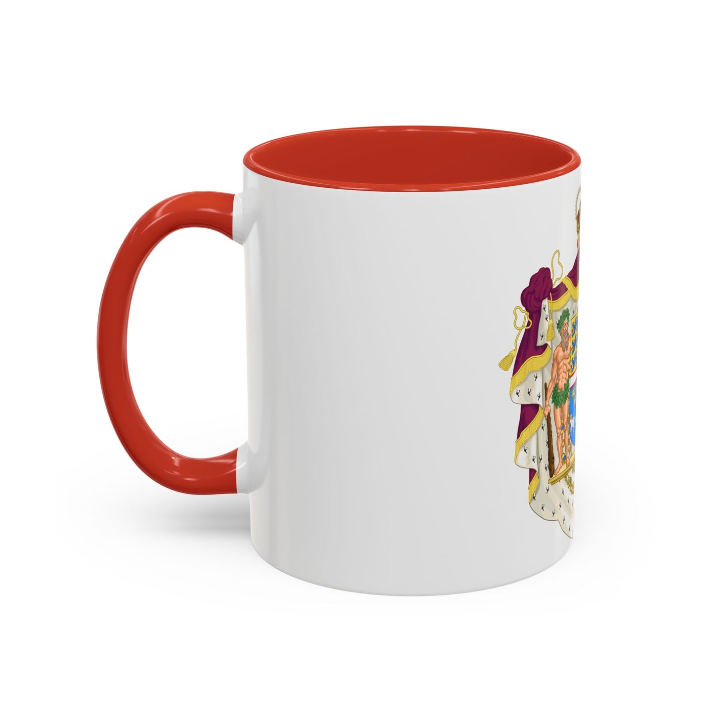 Coat of arms of the Crown Prince of Denmark - Accent Coffee Mug