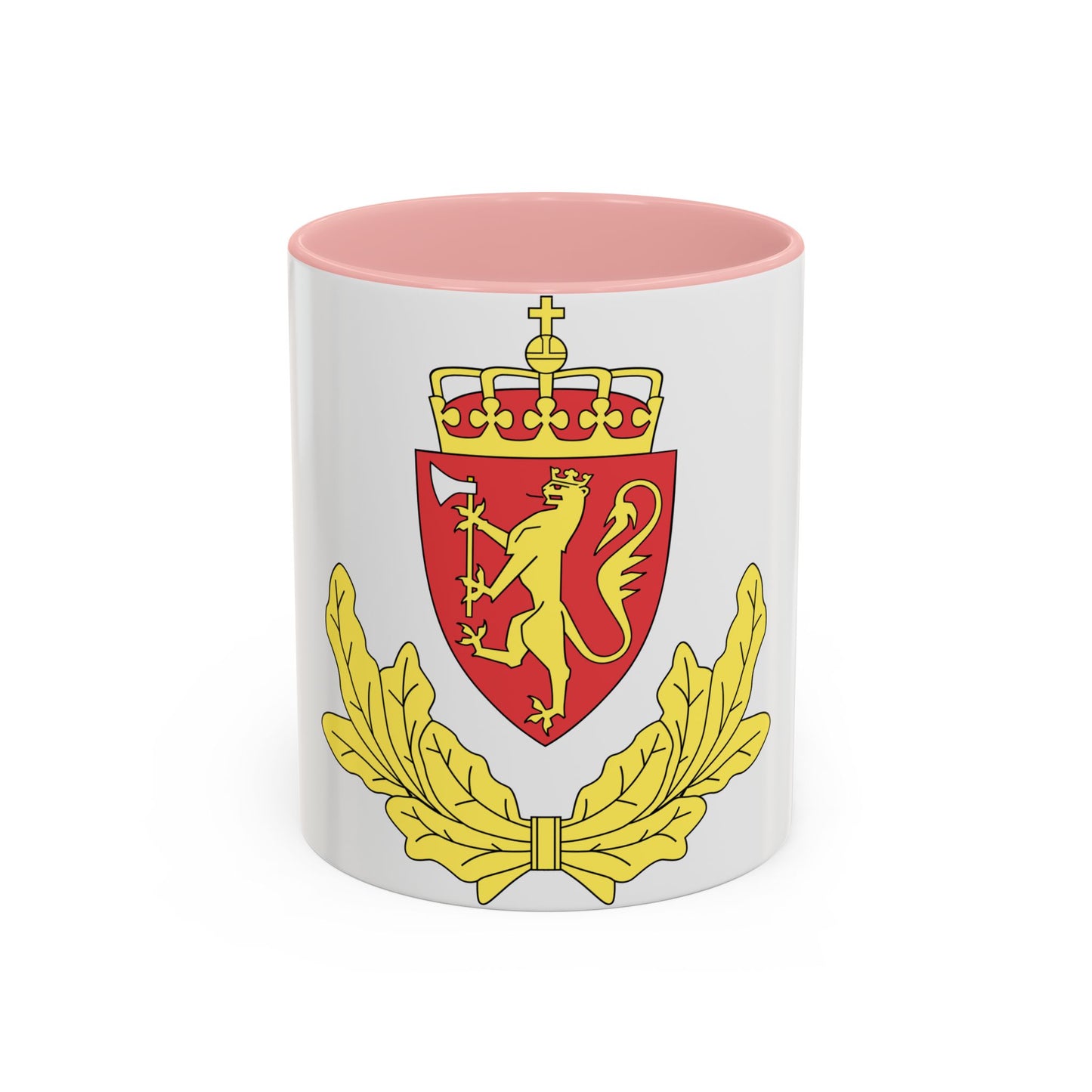 Coat of arms of the Norwegian Border Police - Accent Coffee Mug