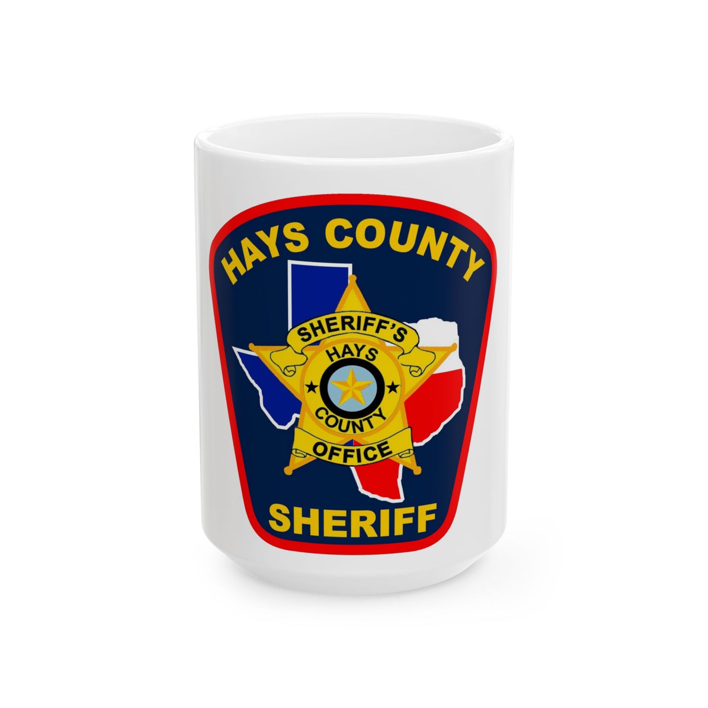 Hays County Sherrif Texas - White Coffee Mug