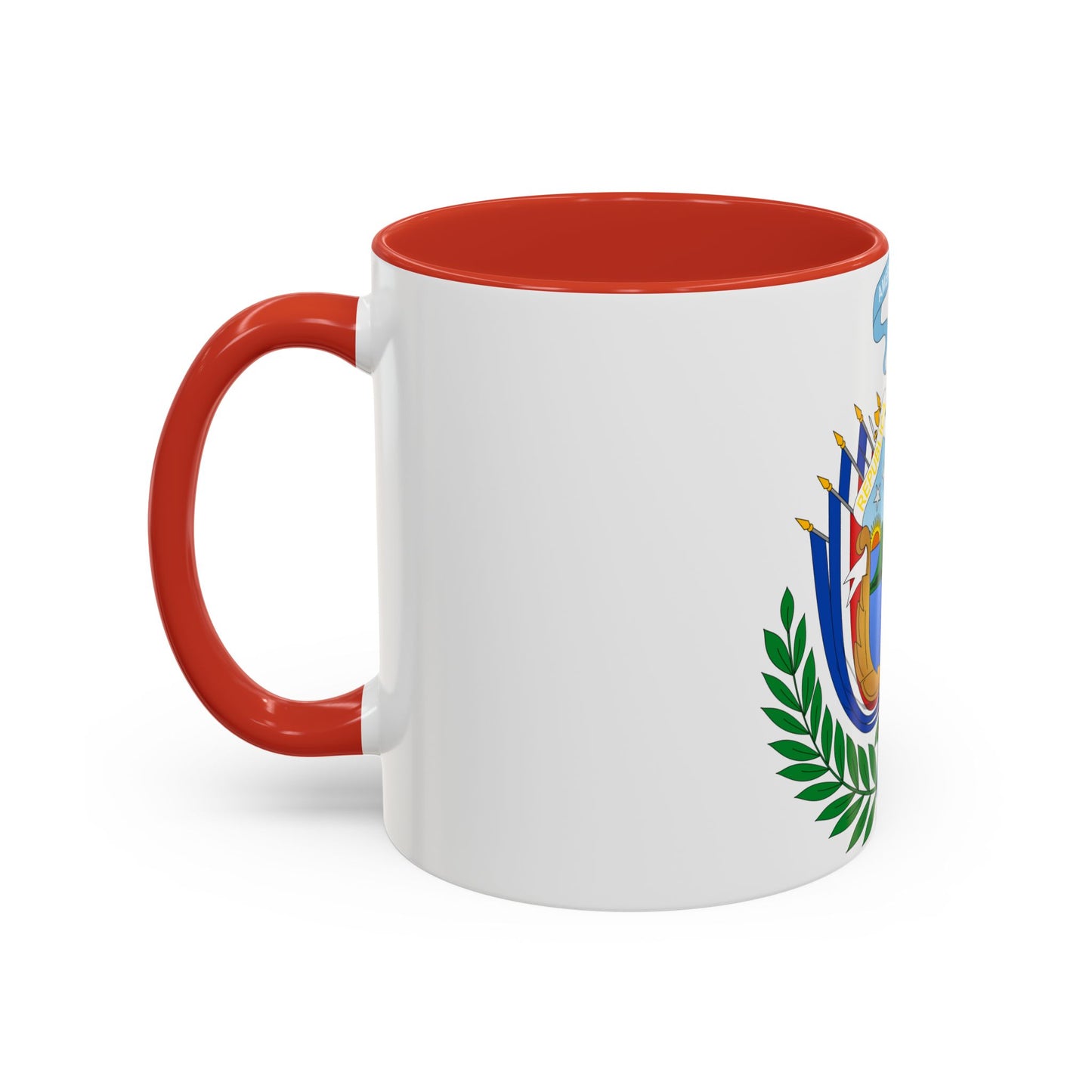 Coat of arms of Costa Rica (1848-1906) - Accent Coffee Mug