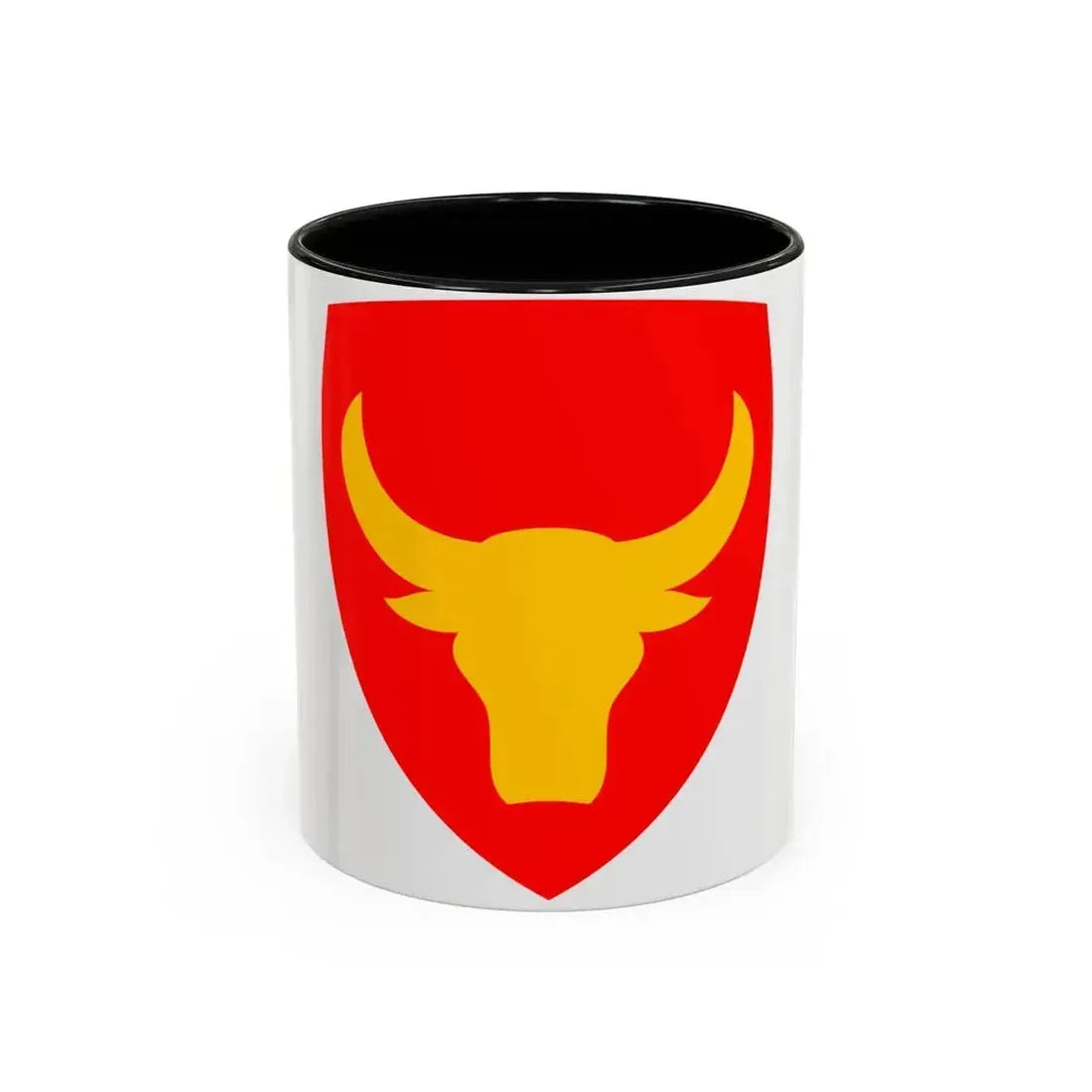 12th Infantry Division SSI (U.S. Army) Accent Coffee Mug 11oz Black - Go Mug Yourself
