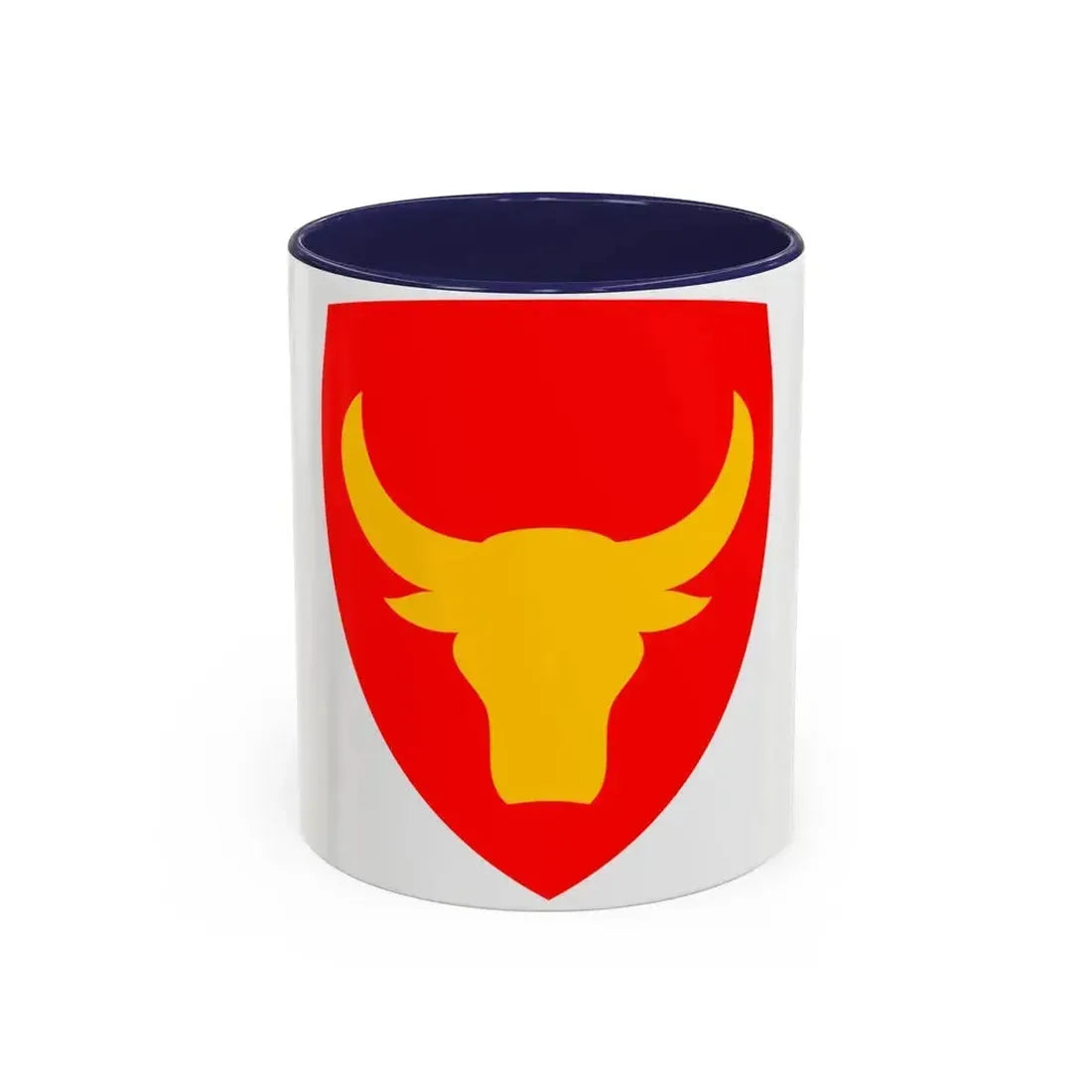 12th Infantry Division SSI (U.S. Army) Accent Coffee Mug 11oz Navy - Go Mug Yourself