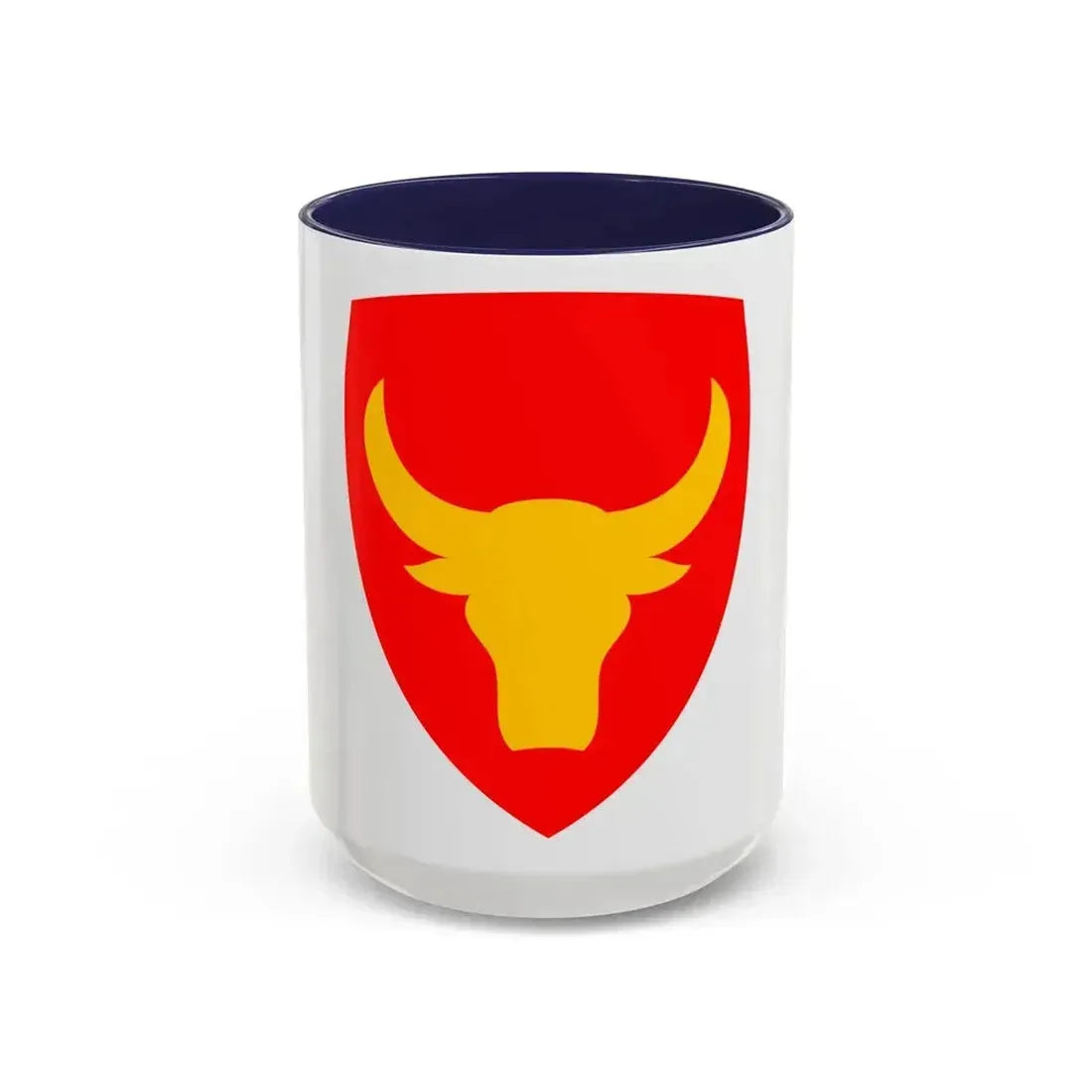 12th Infantry Division SSI (U.S. Army) Accent Coffee Mug 15oz Navy - Go Mug Yourself