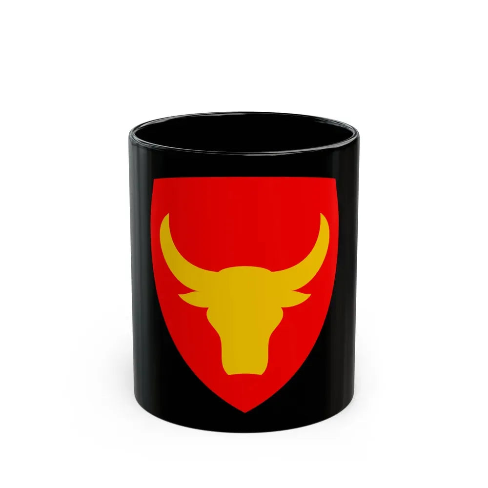 12th Infantry Division SSI (U.S. Army) Black Coffee Mug 11oz - Go Mug Yourself