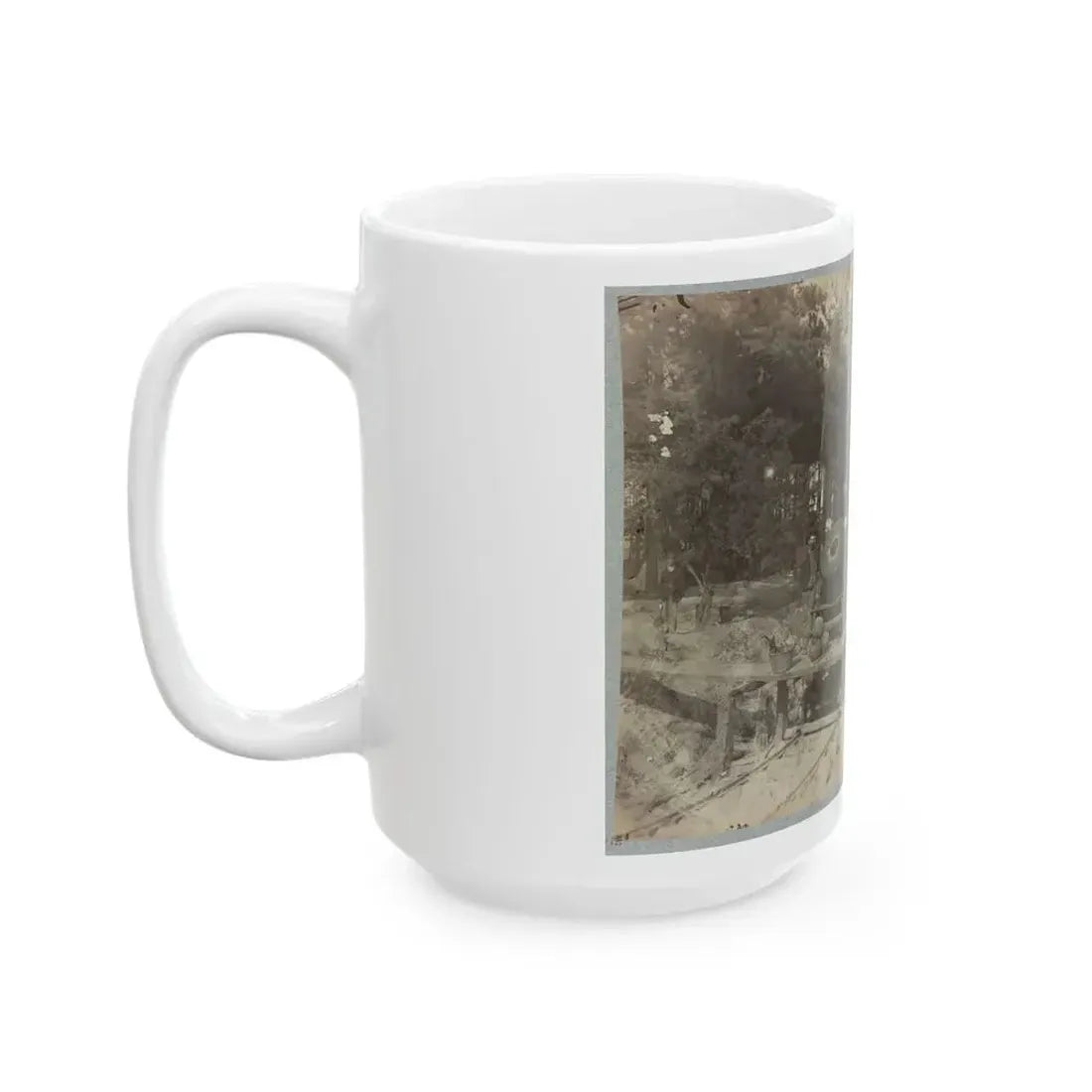 13 Inch Mortar Dictator In Front Of Petersburg, Va.(2) (U.S. Civil War) White Coffee Mug - Go Mug Yourself