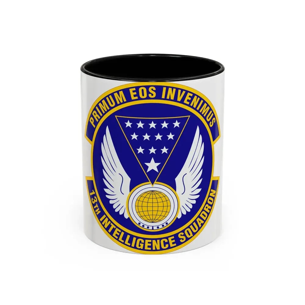 13 Intelligence Squadron ACC (U.S. Air Force) Accent Coffee Mug 11oz Black - Go Mug Yourself