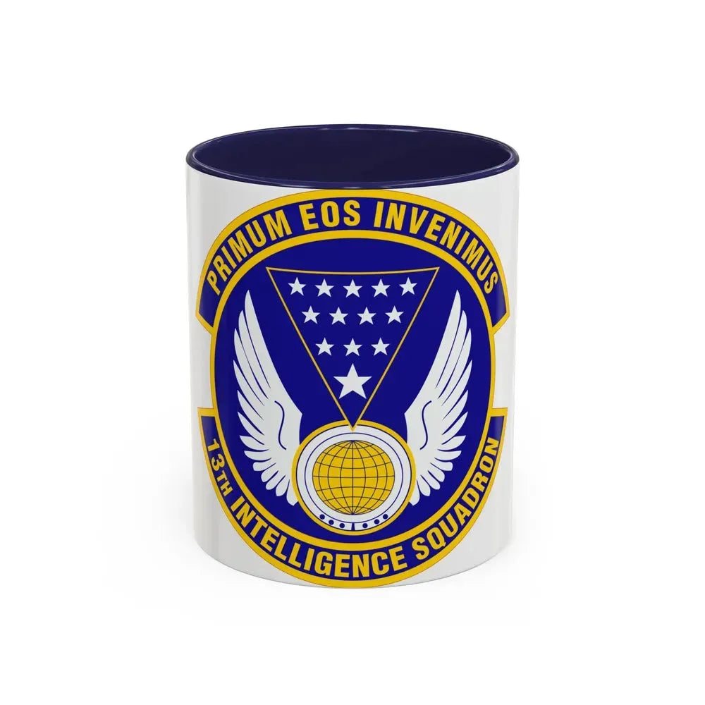 13 Intelligence Squadron ACC (U.S. Air Force) Accent Coffee Mug 11oz Navy - Go Mug Yourself