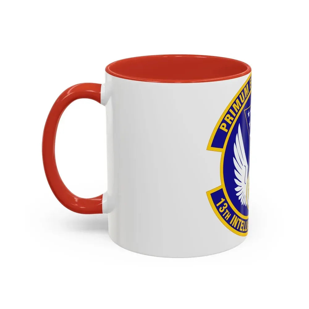 13 Intelligence Squadron ACC (U.S. Air Force) Accent Coffee Mug - Go Mug Yourself