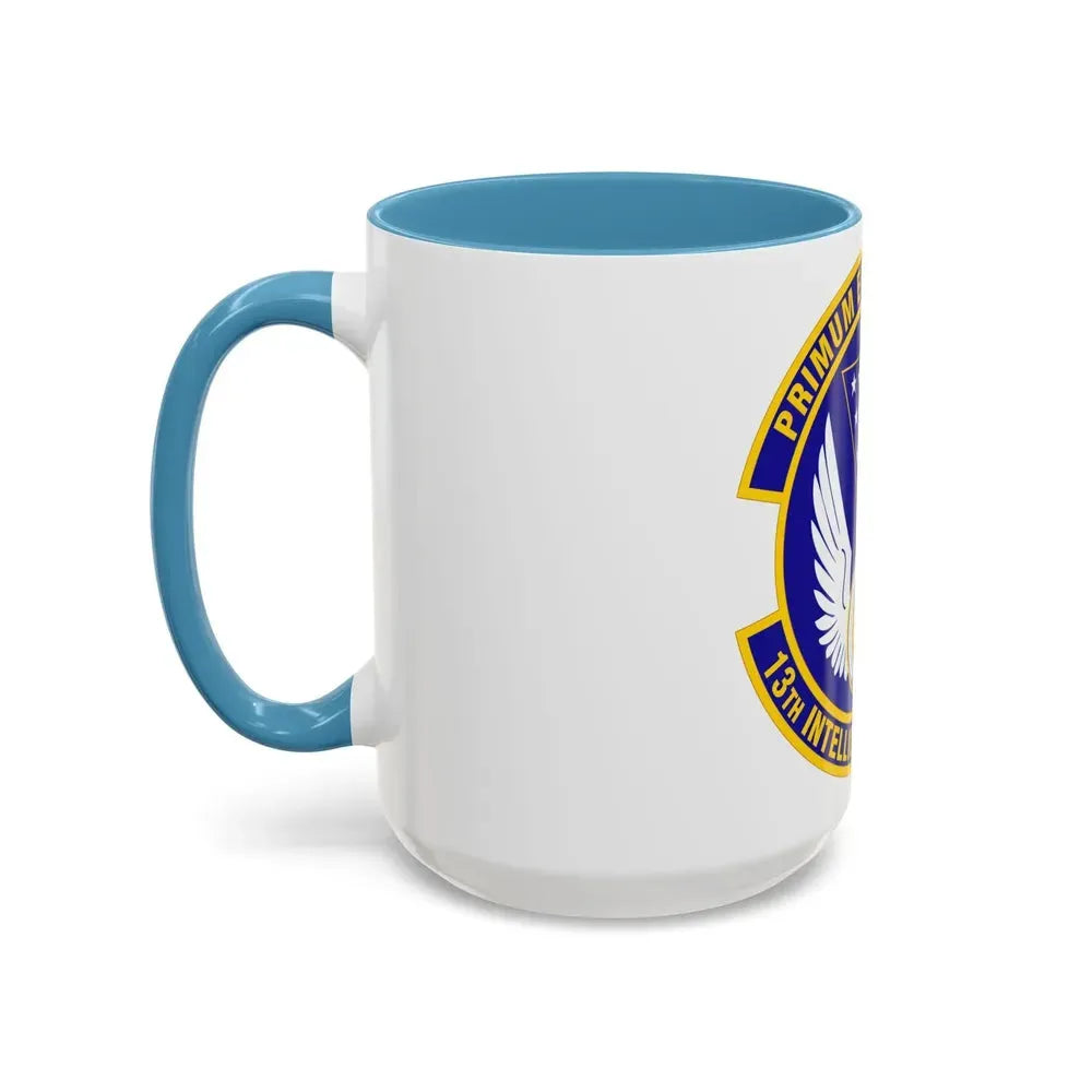 13 Intelligence Squadron ACC (U.S. Air Force) Accent Coffee Mug - Go Mug Yourself