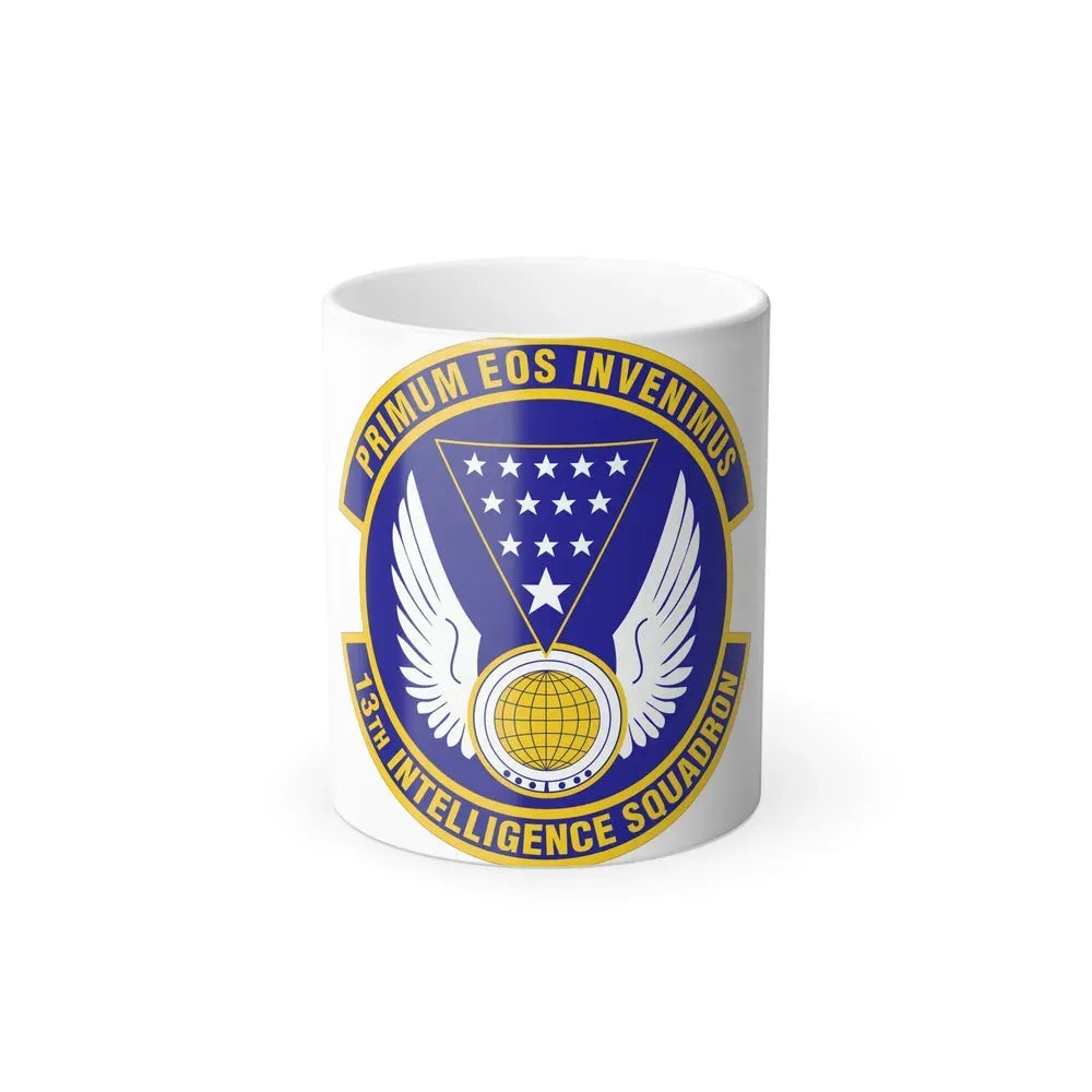 13 Intelligence Squadron ACC (U.S. Air Force) Color Changing Coffee Mug 11oz - Go Mug Yourself