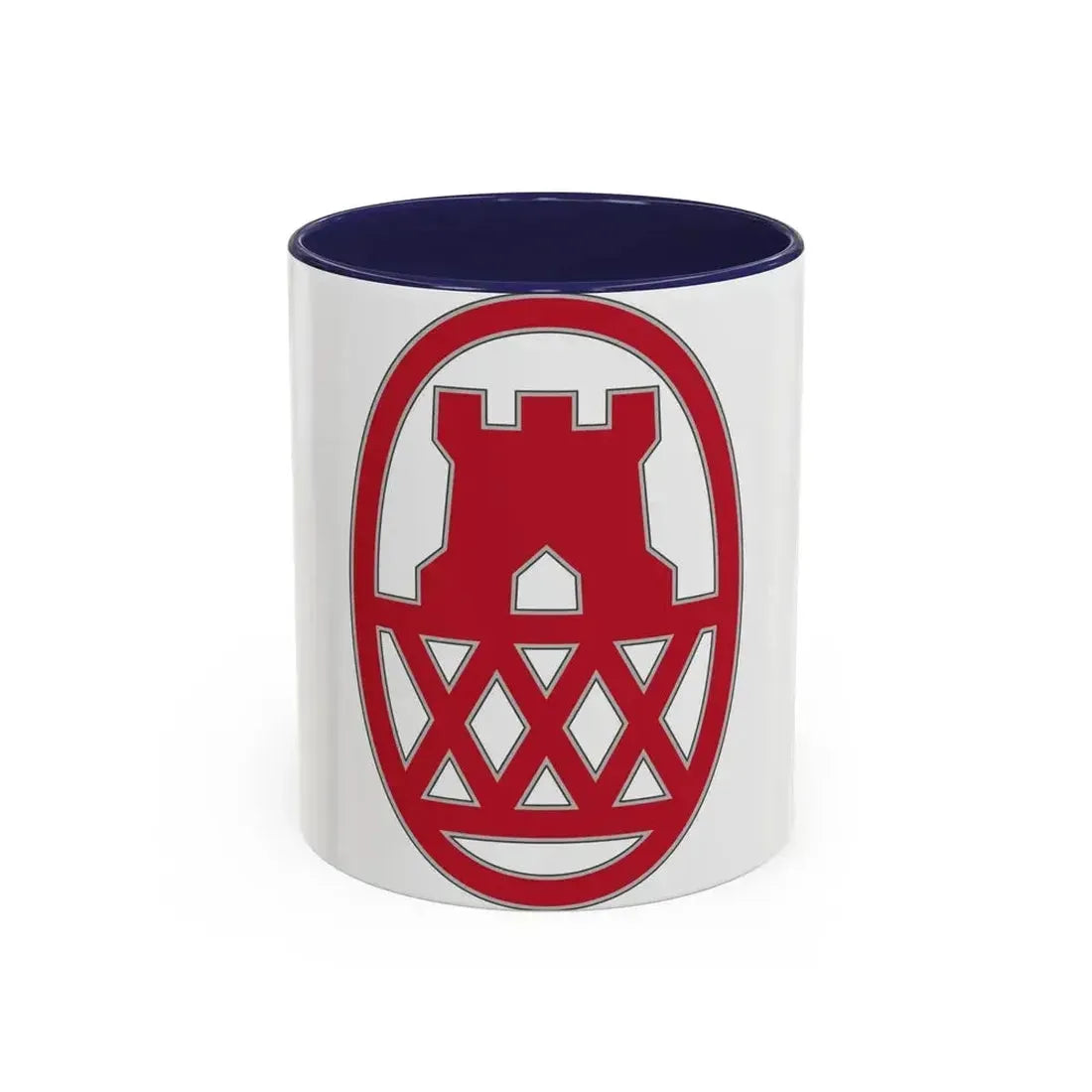130 Maneuver Enhancement Brigade (U.S. Army) Accent Coffee Mug 11oz Navy - Go Mug Yourself