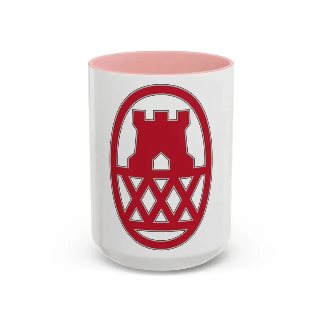 130 Maneuver Enhancement Brigade (U.S. Army) Accent Coffee Mug 15oz Pink - Go Mug Yourself