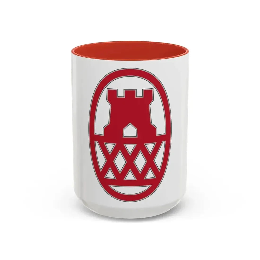 130 Maneuver Enhancement Brigade (U.S. Army) Accent Coffee Mug 15oz Red - Go Mug Yourself