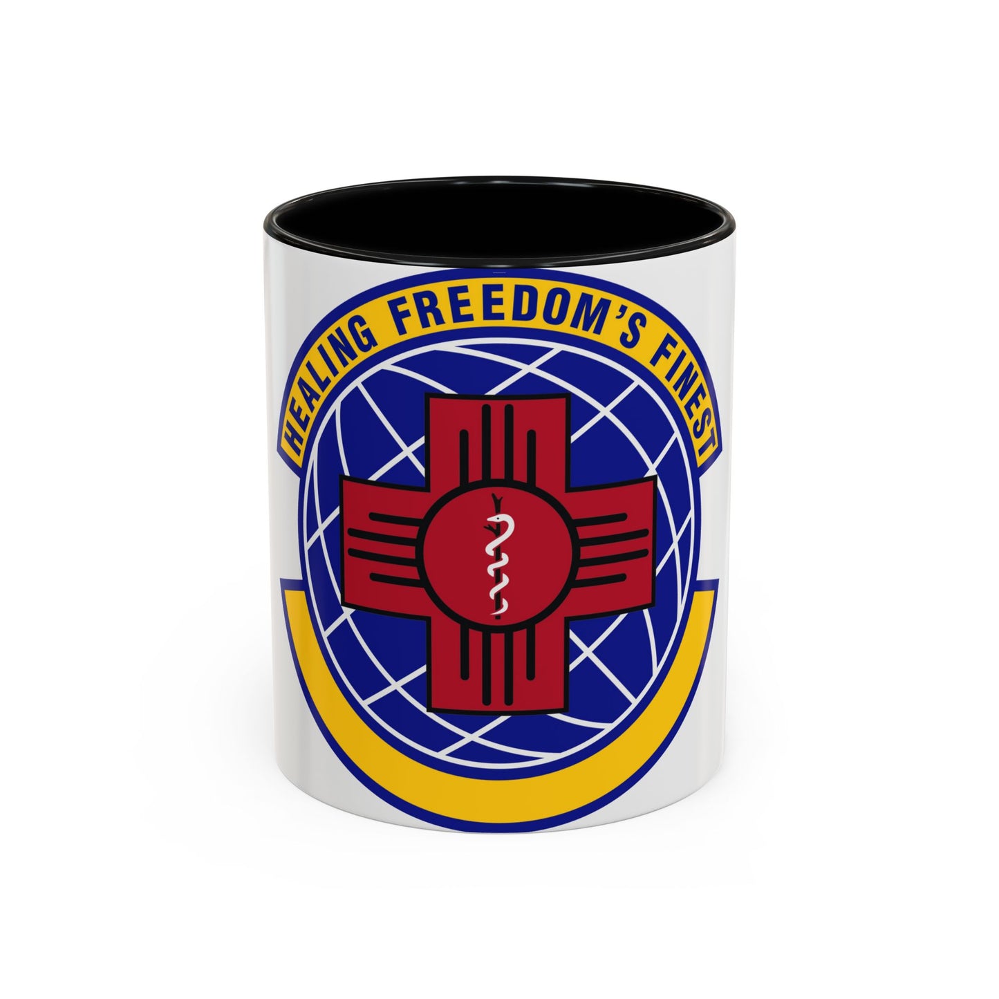 377 Healthcare Operations Squadron AFGSC (U.S. Air Force) Accent Coffee Mug