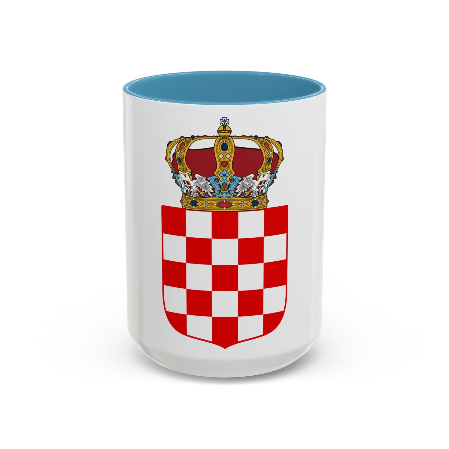 Coat of Arms of the Banate of Croatia - Accent Coffee Mug