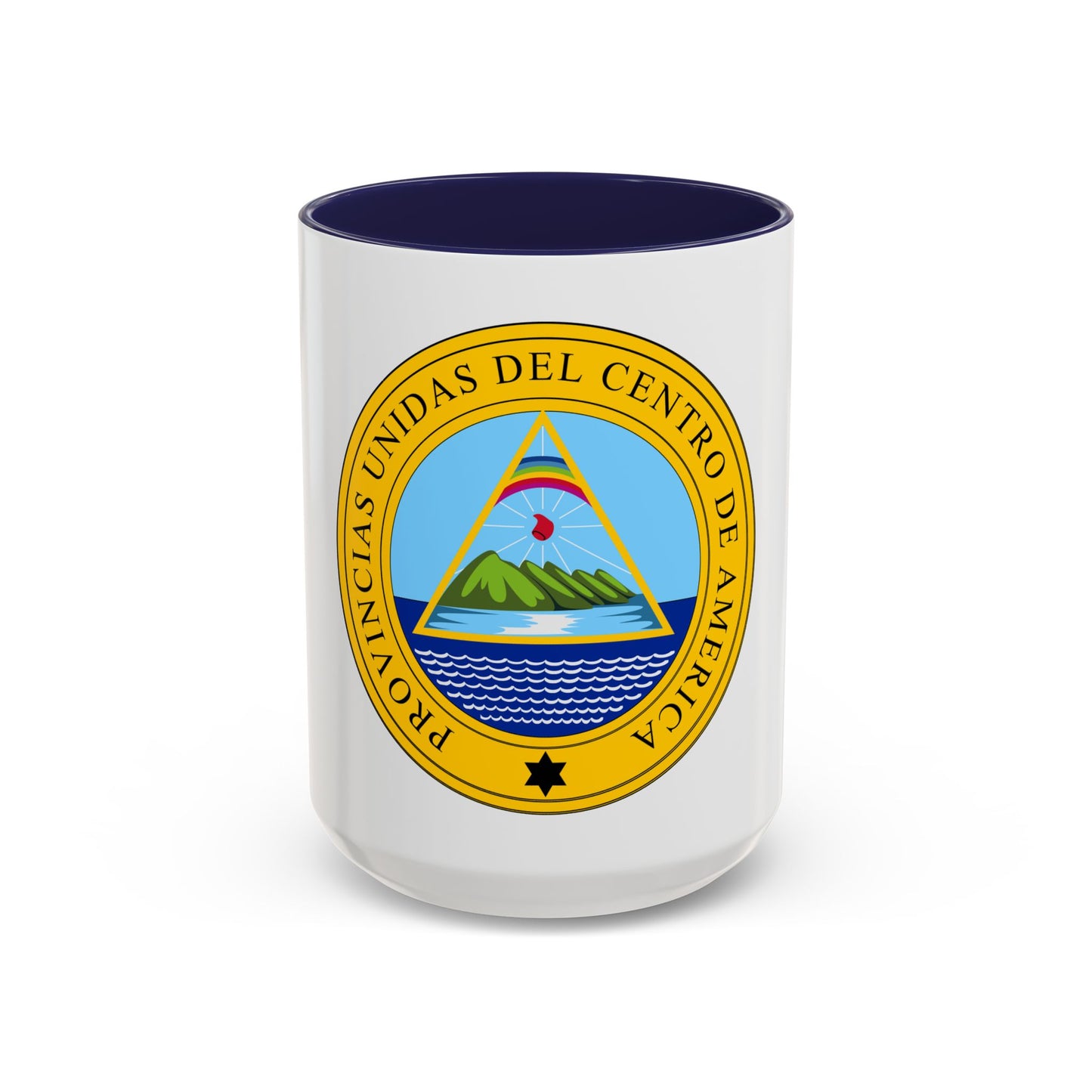 Coat of arms of the United Provinces of Central America - Accent Coffee Mug